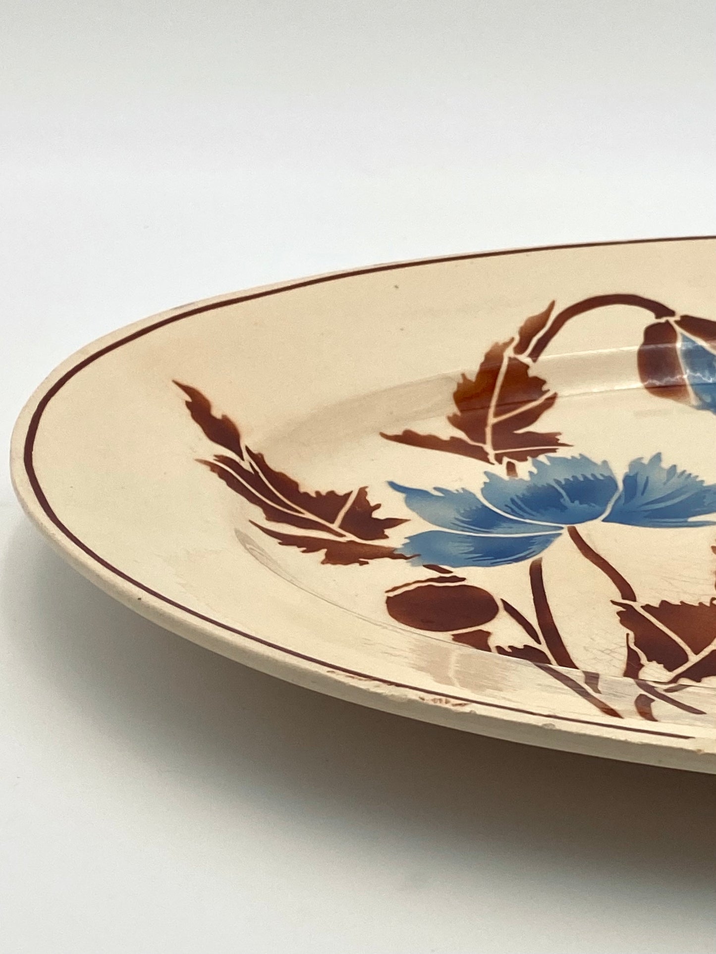 La très grande assiette des coquelicots