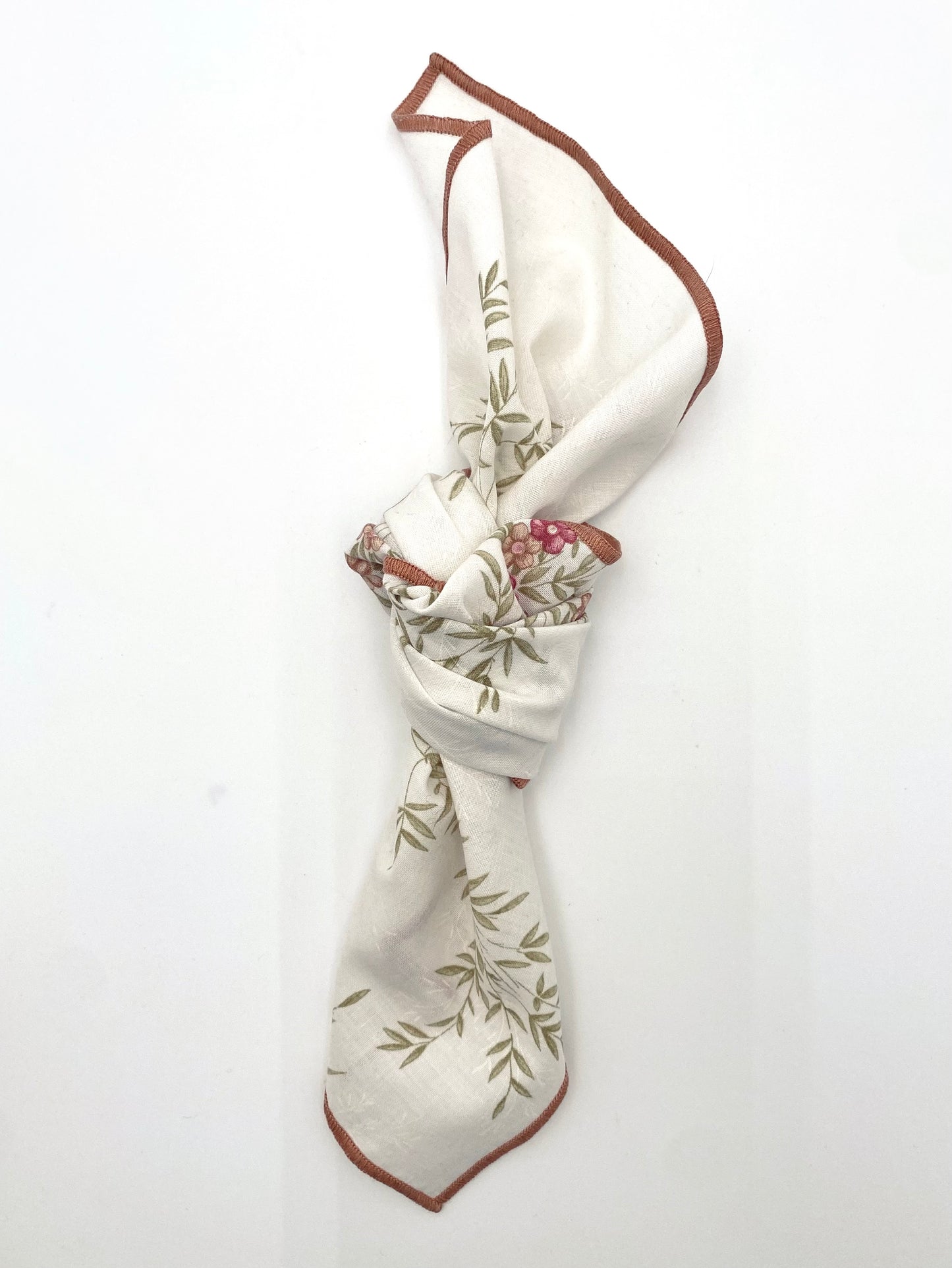 Les serviettes fleuries