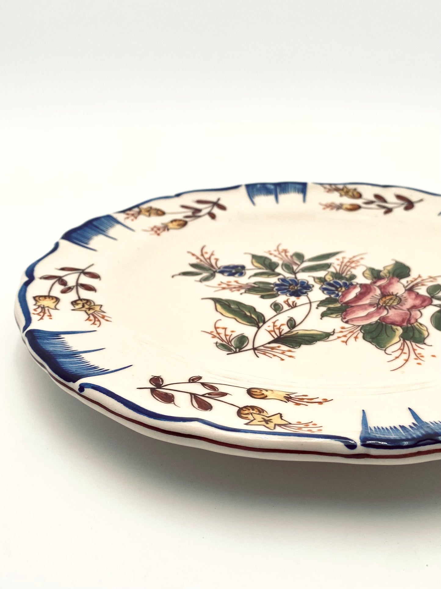 L'assiette fleurie