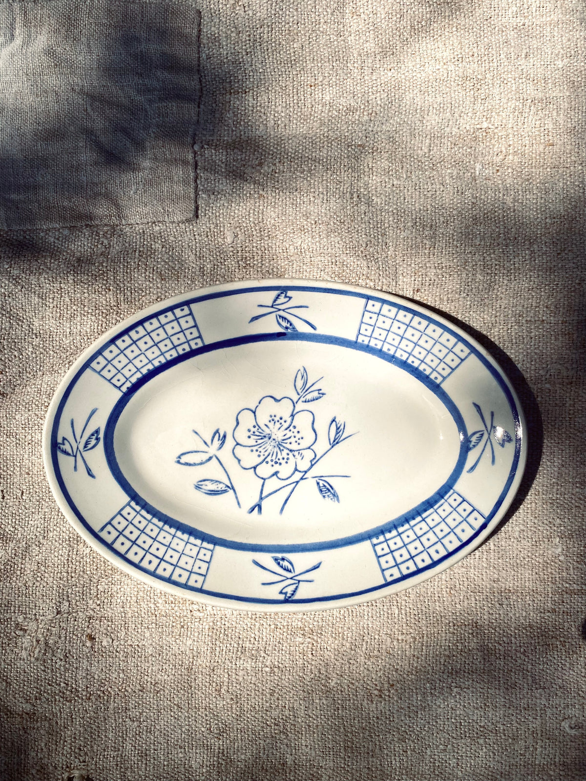 La petite assiette ovale de Gien