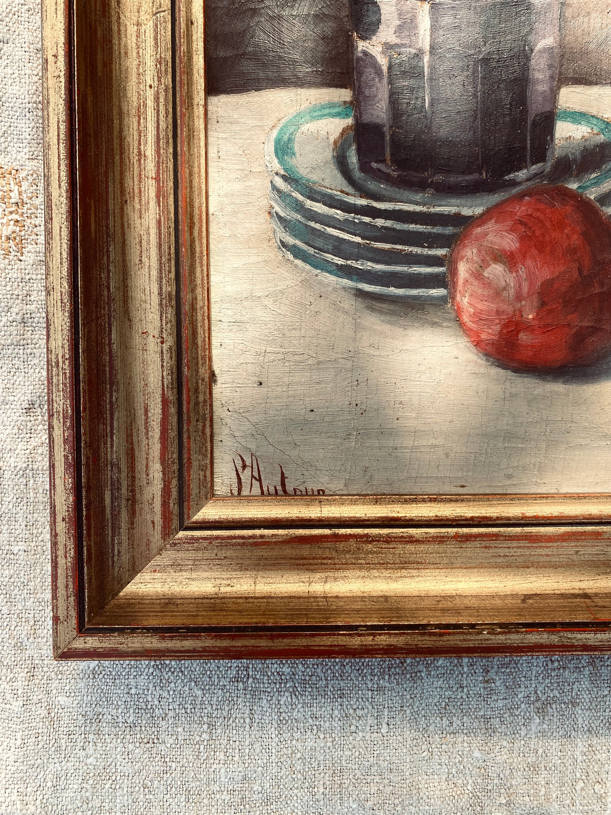 Le pot de confiture avec du pain