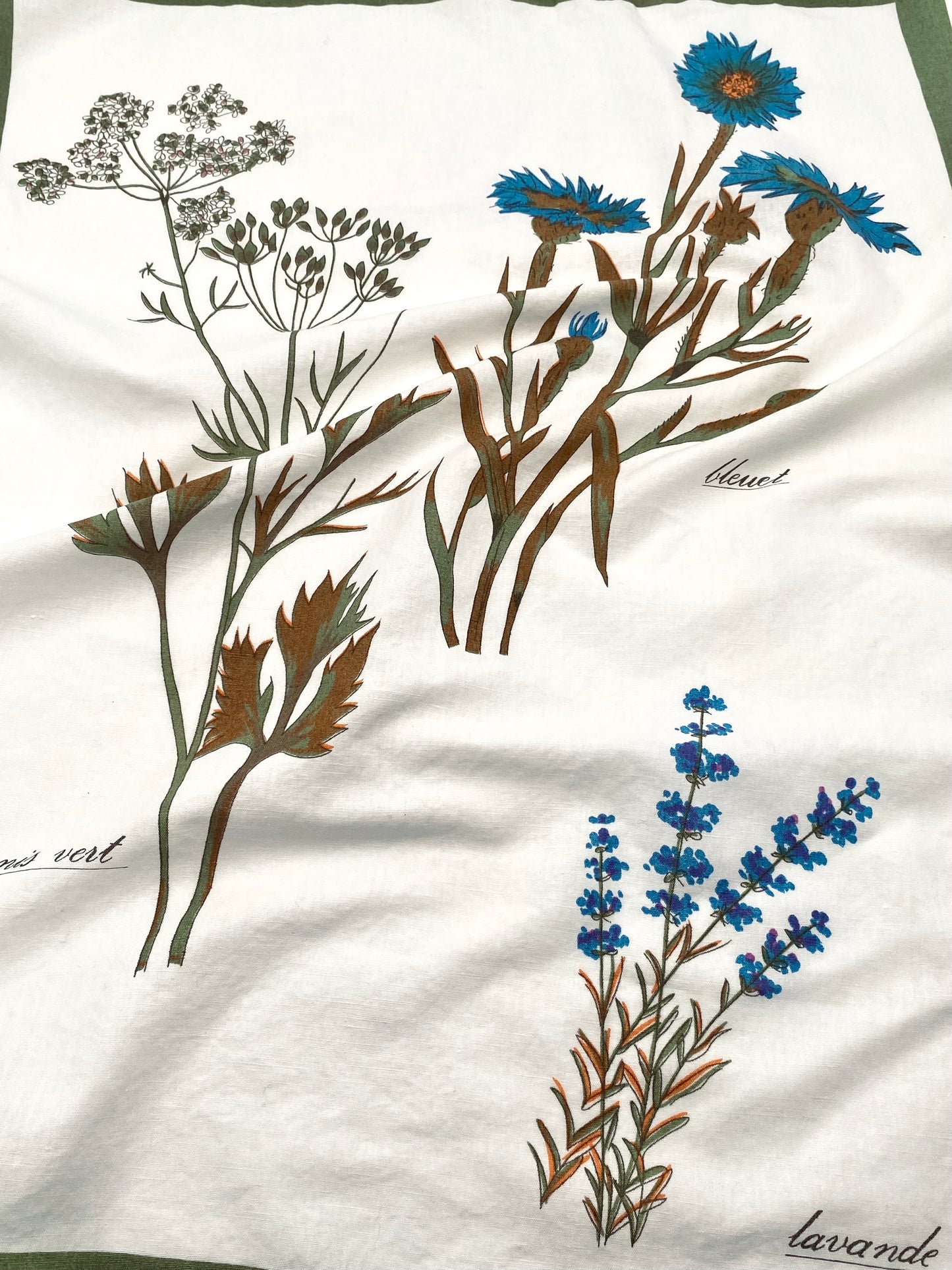 Le torchon fleuri