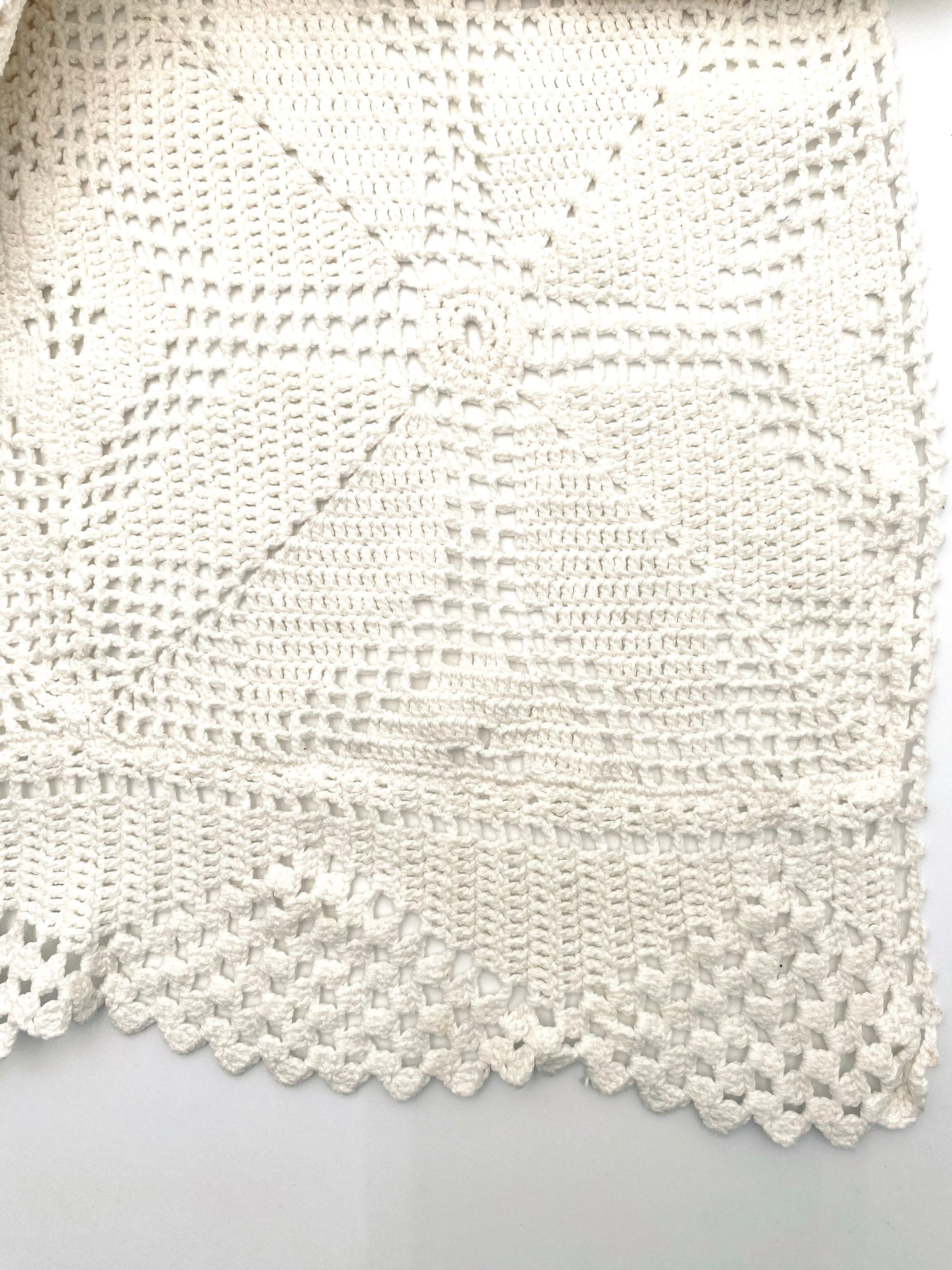 La grand plaid au crocheté