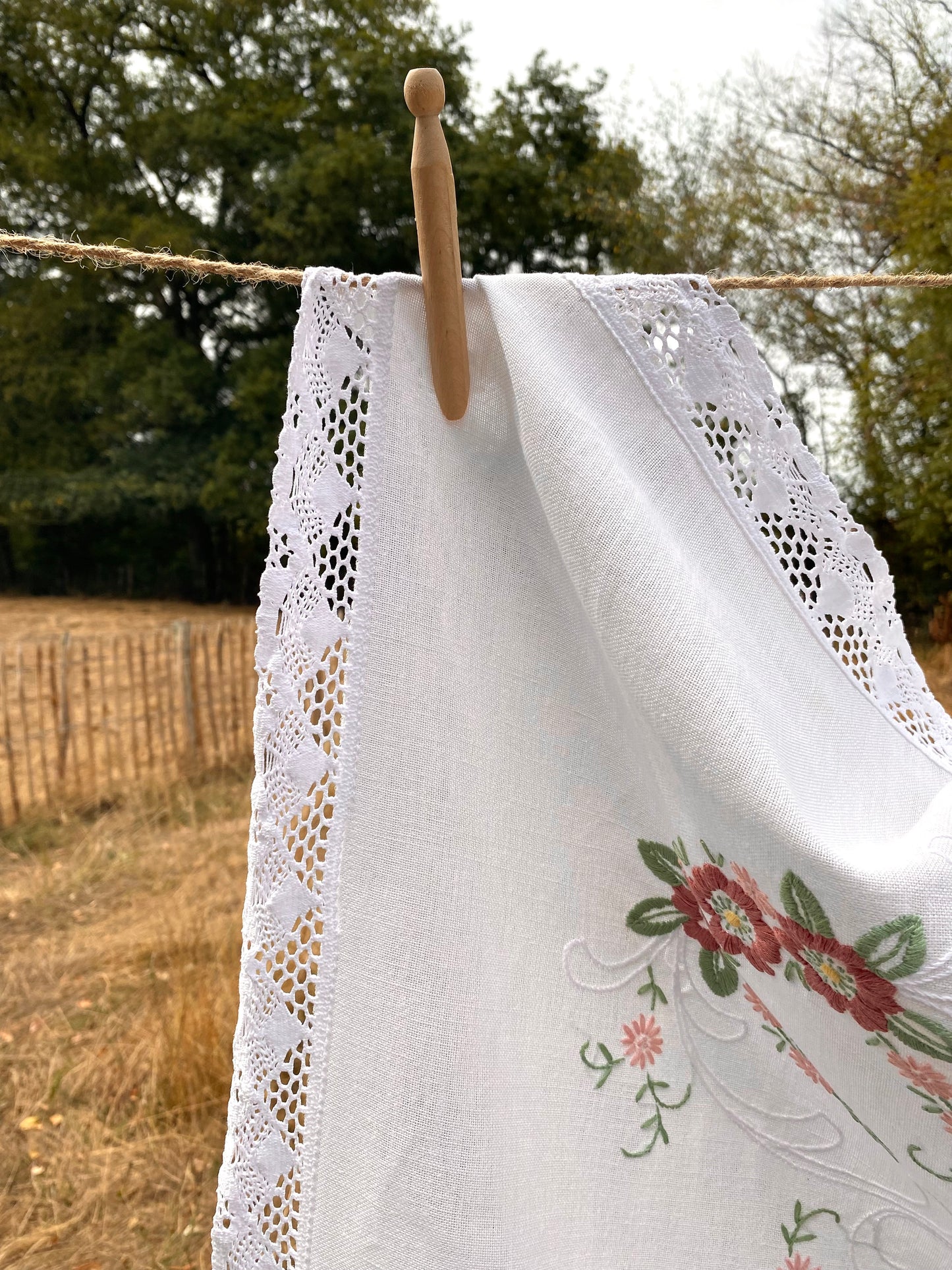 La nappe à fleurs