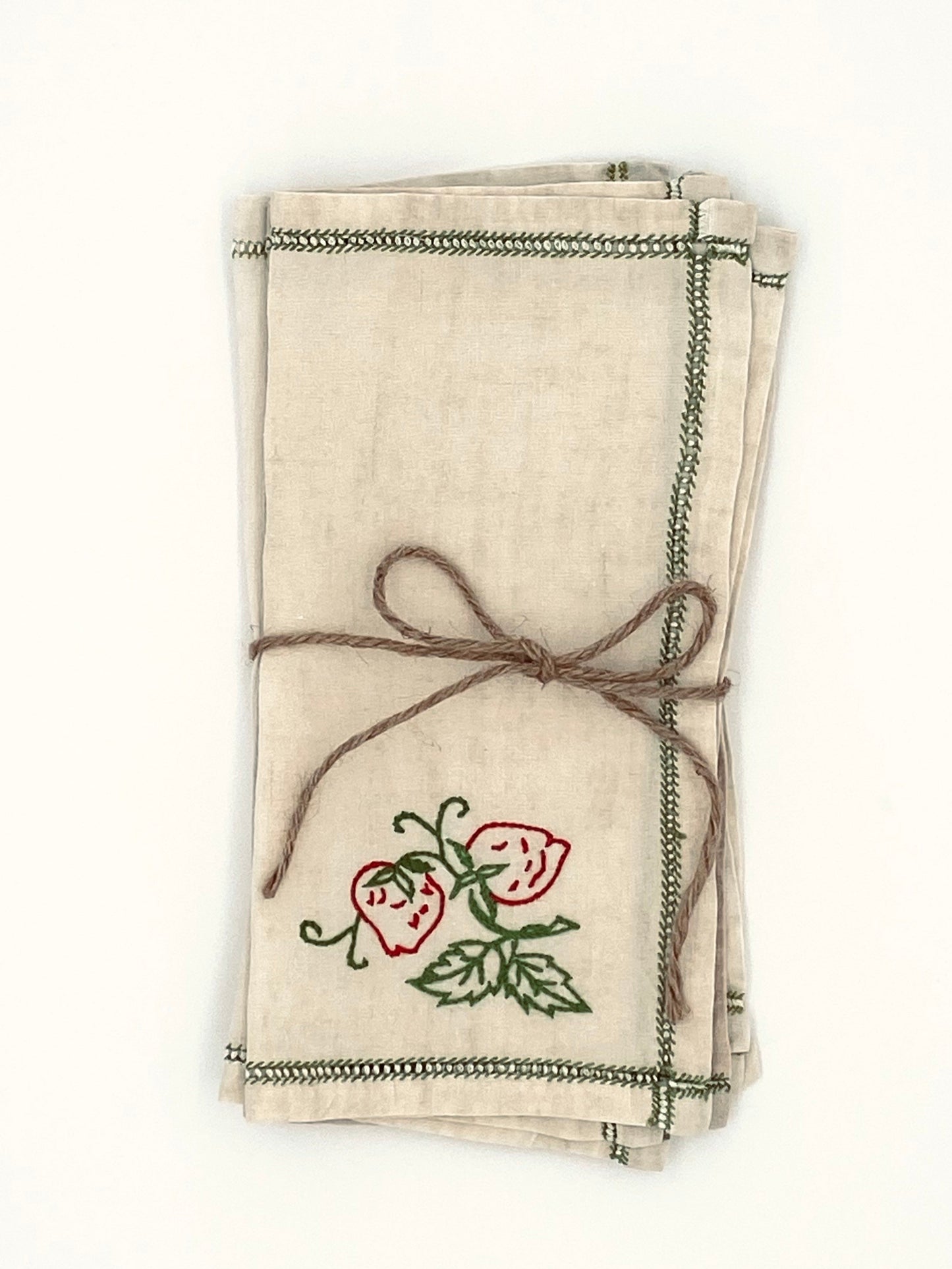 Les 6 petites serviettes en lin