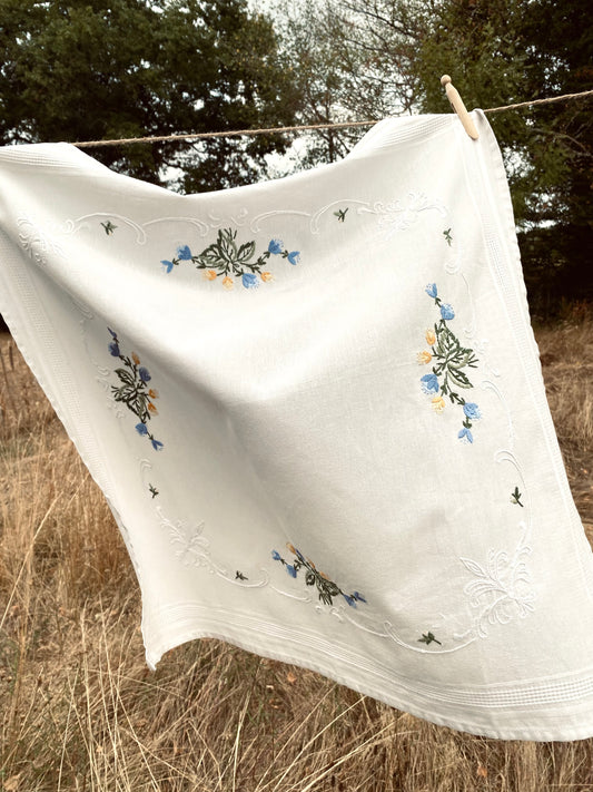 La nappe à fleurs