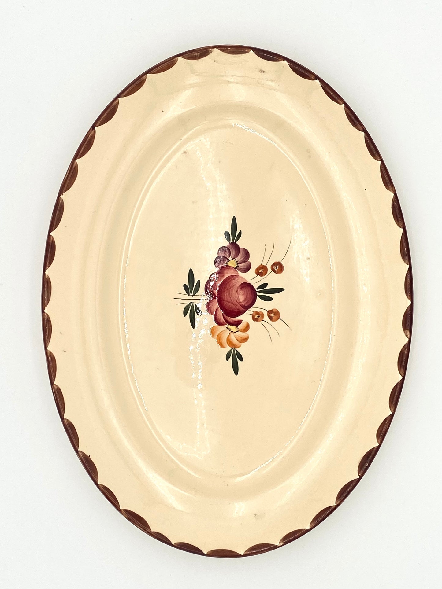 La très grande assiette ovale