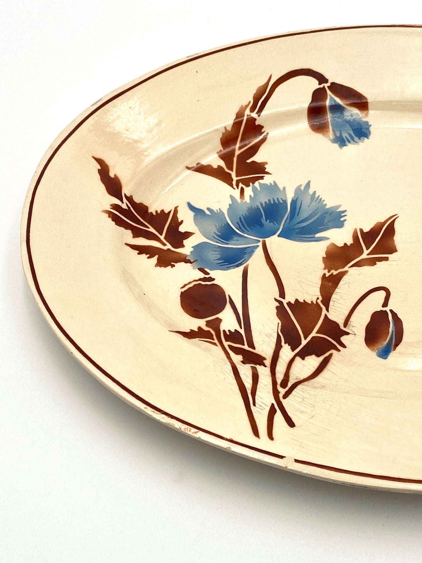 La très grande assiette des coquelicots