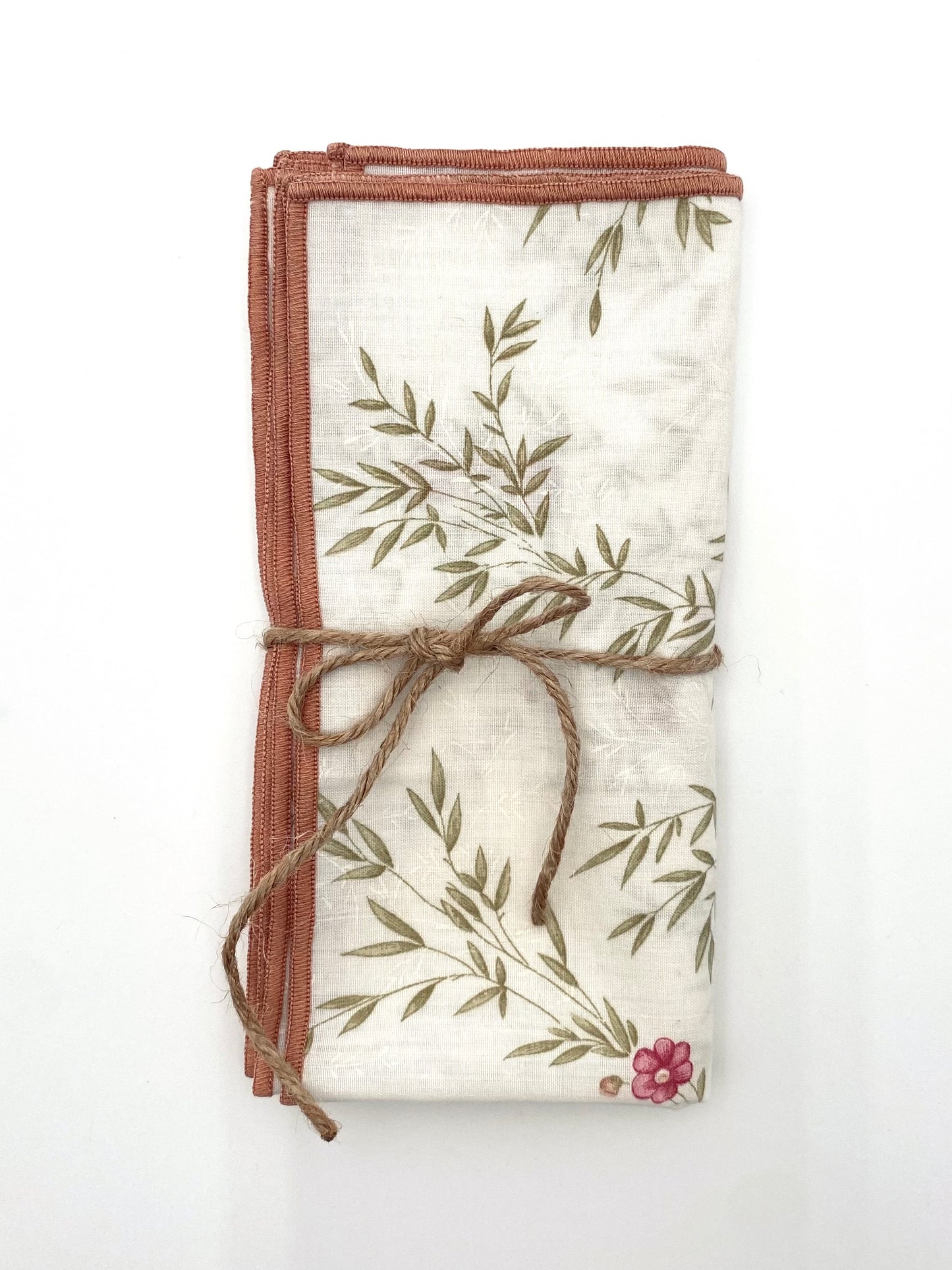 Les serviettes fleuries