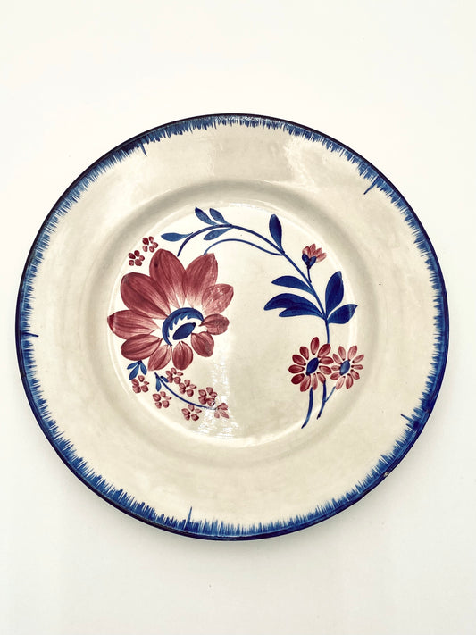 L'assiette fleurie