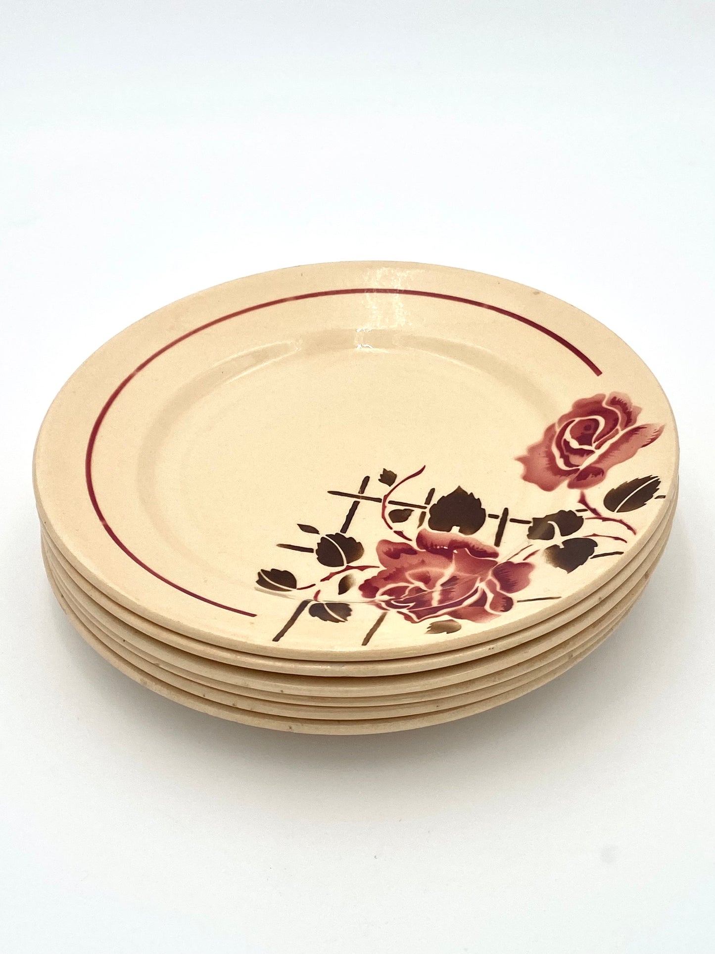 La vielle assiette des roses