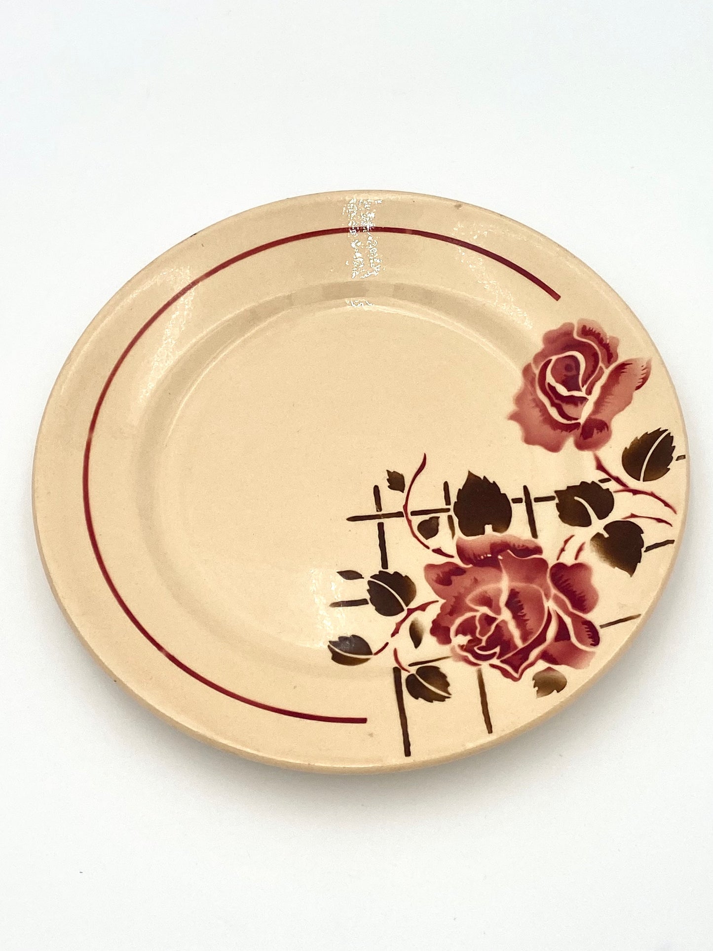 La vielle assiette des roses