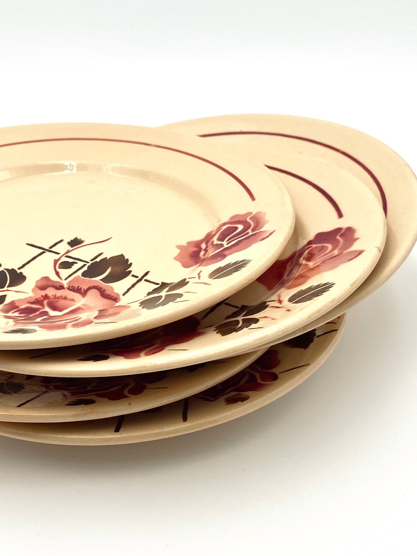 La vielle assiette des roses