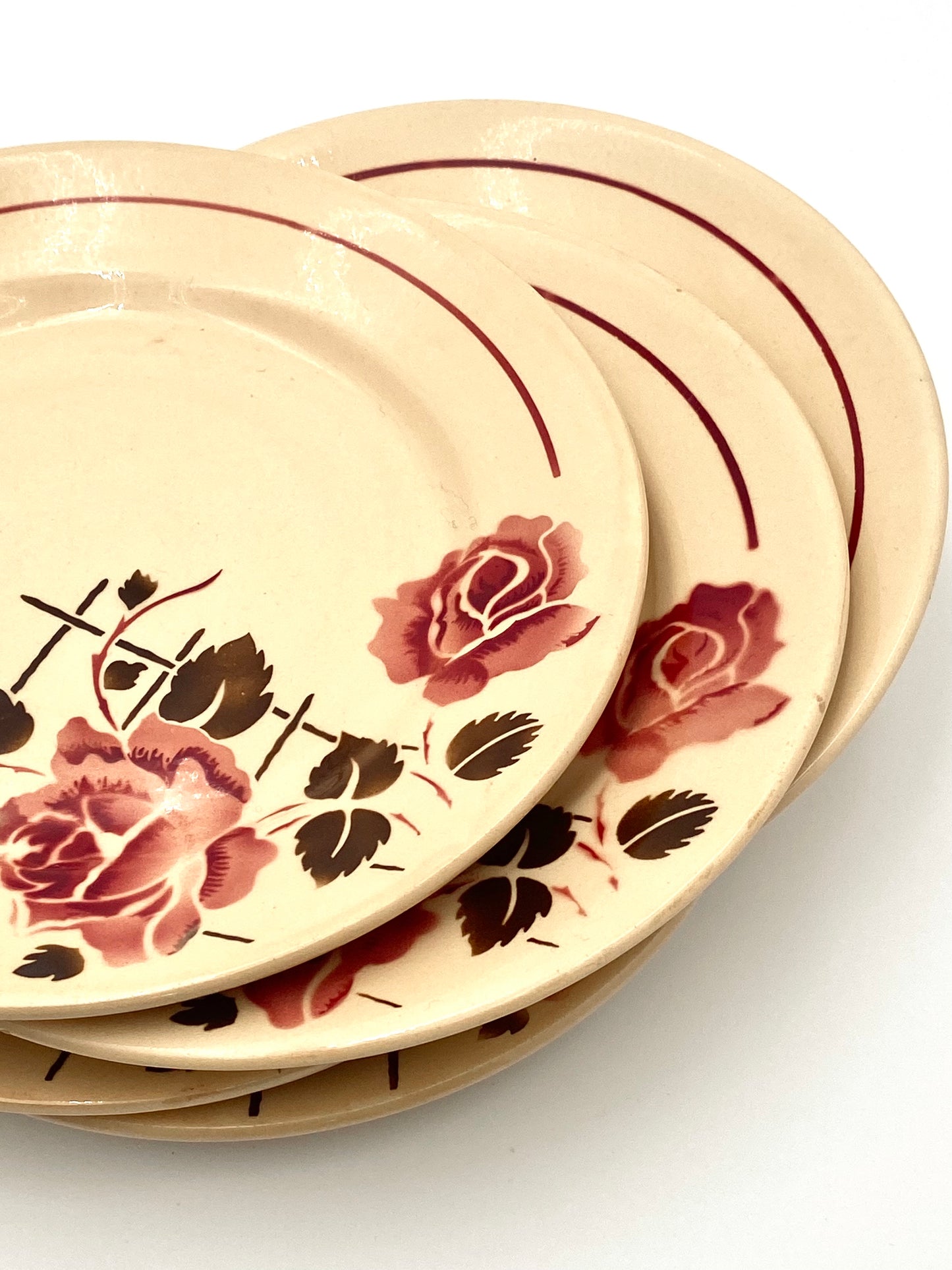 La vielle assiette des roses