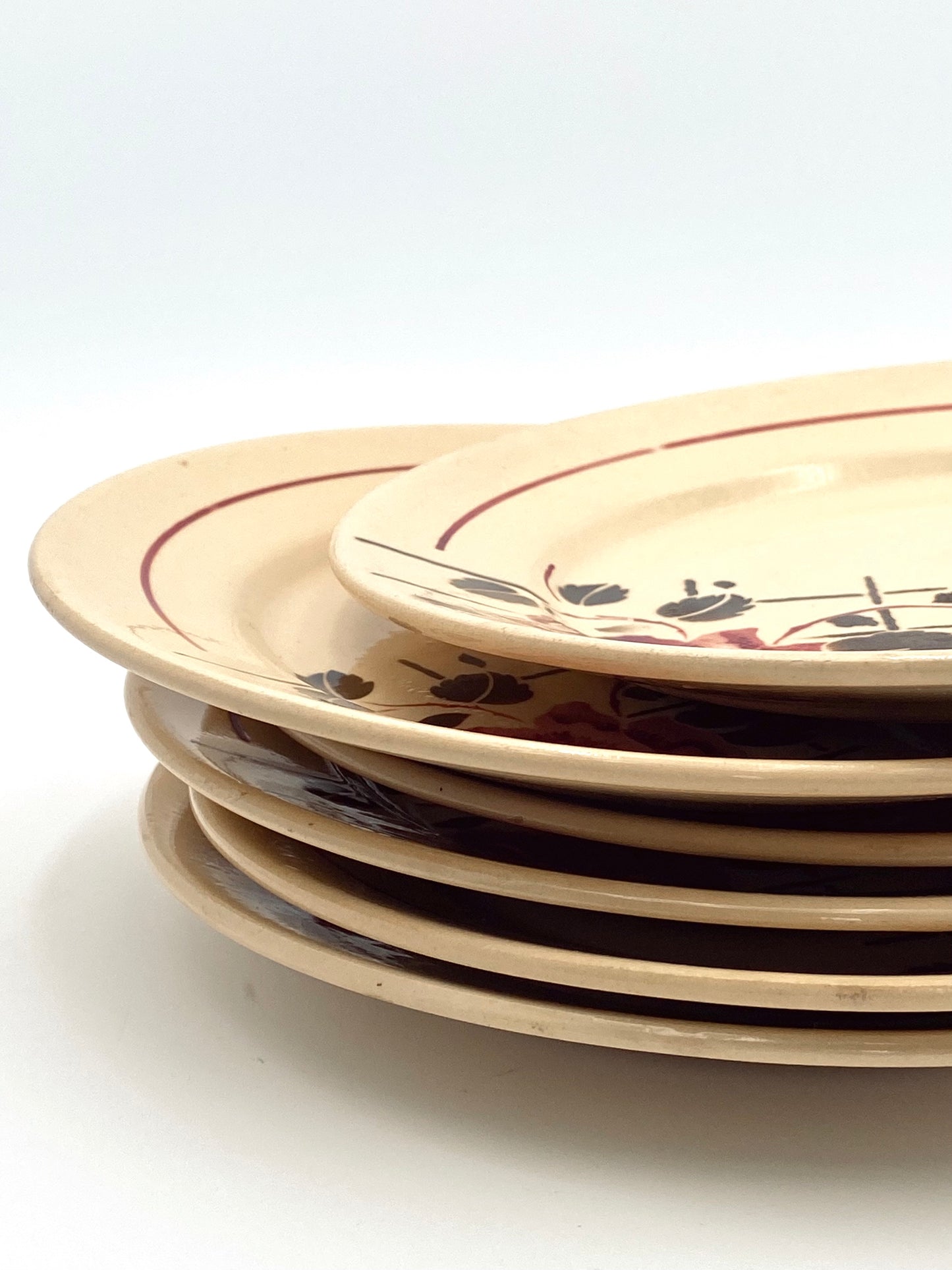 La vielle assiette des roses