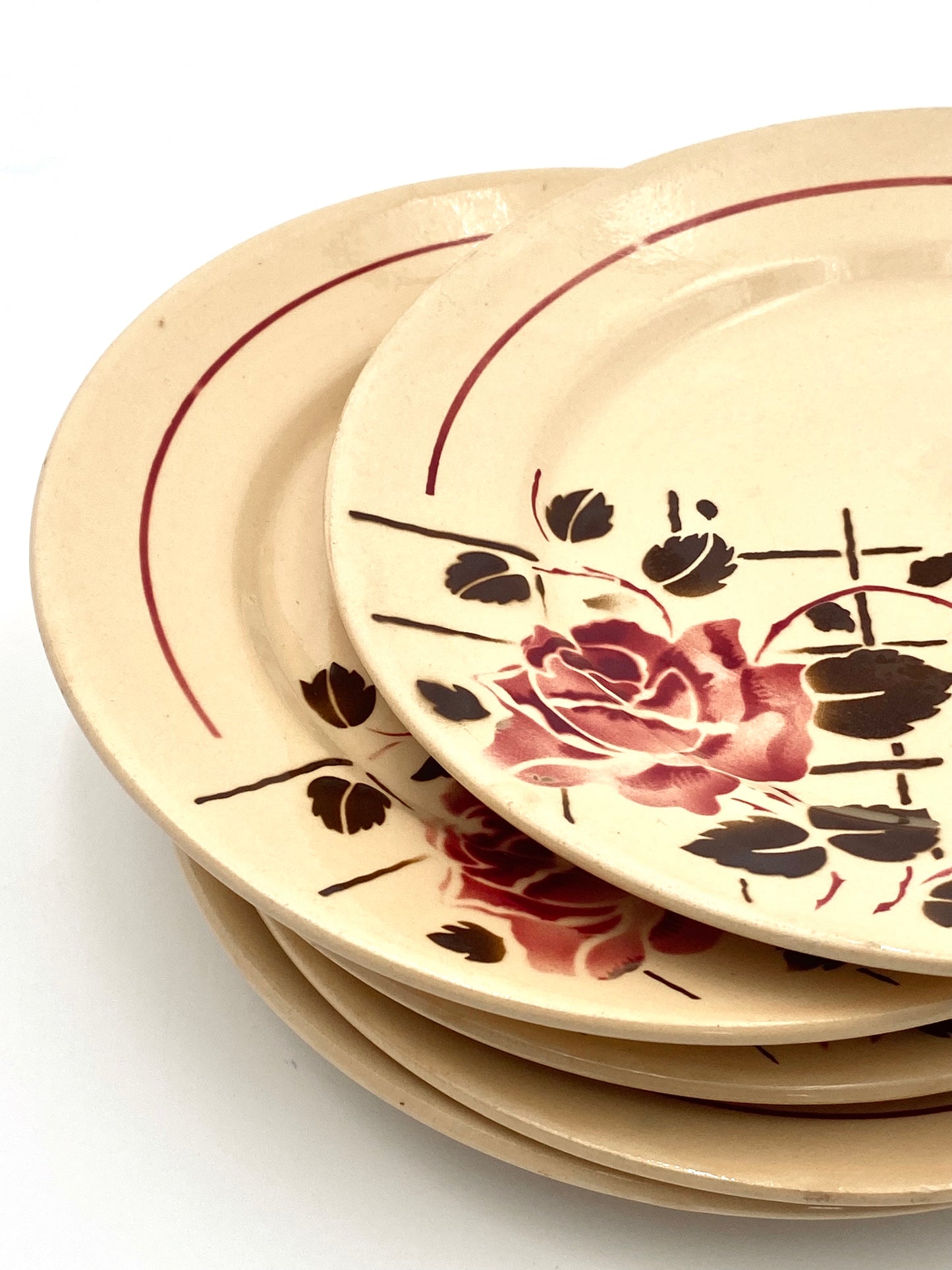 La vielle assiette des roses