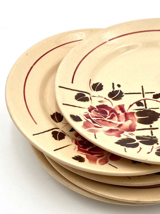 La vielle assiette des roses