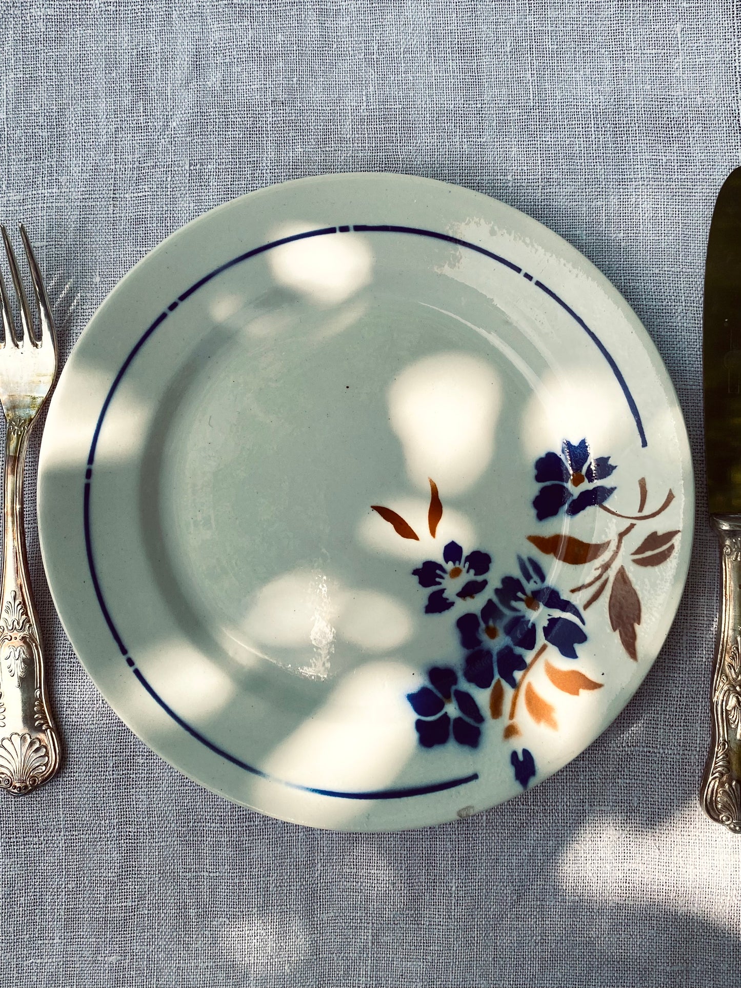 L'assiette à fleurs