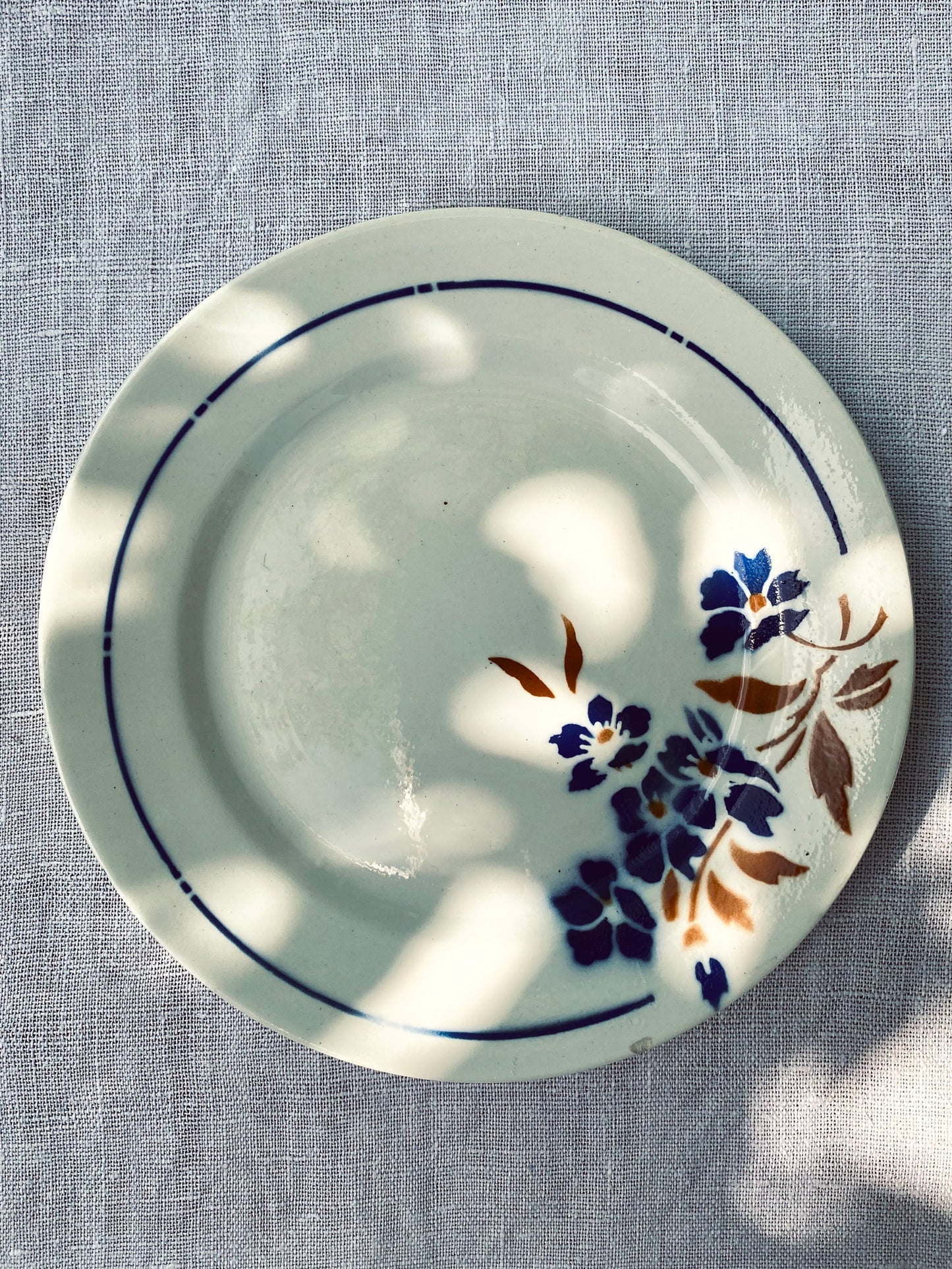 L'assiette à fleurs
