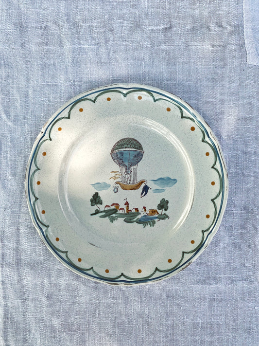 L'assiette ancienne à la Jules Verne