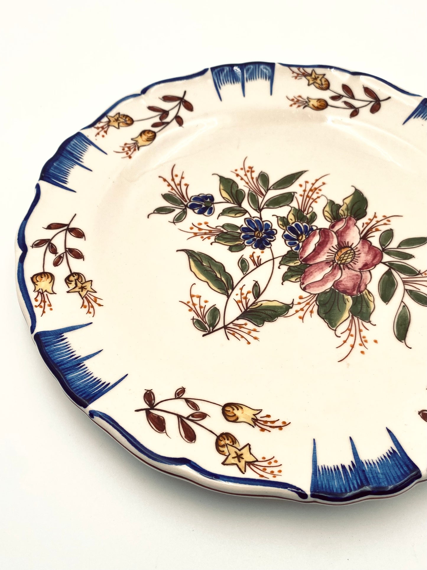 L'assiette fleurie