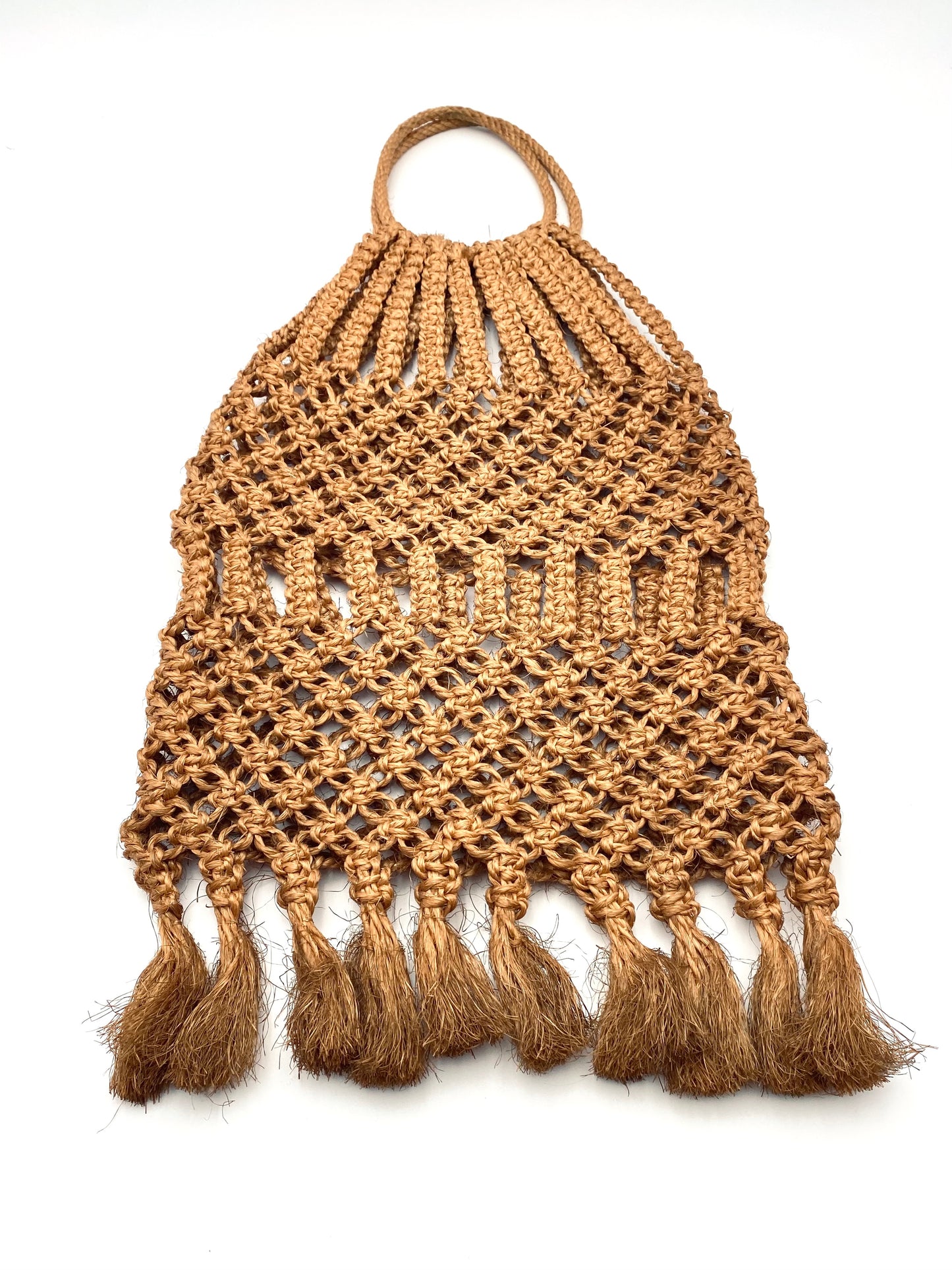 Le sac en macramé de sisal