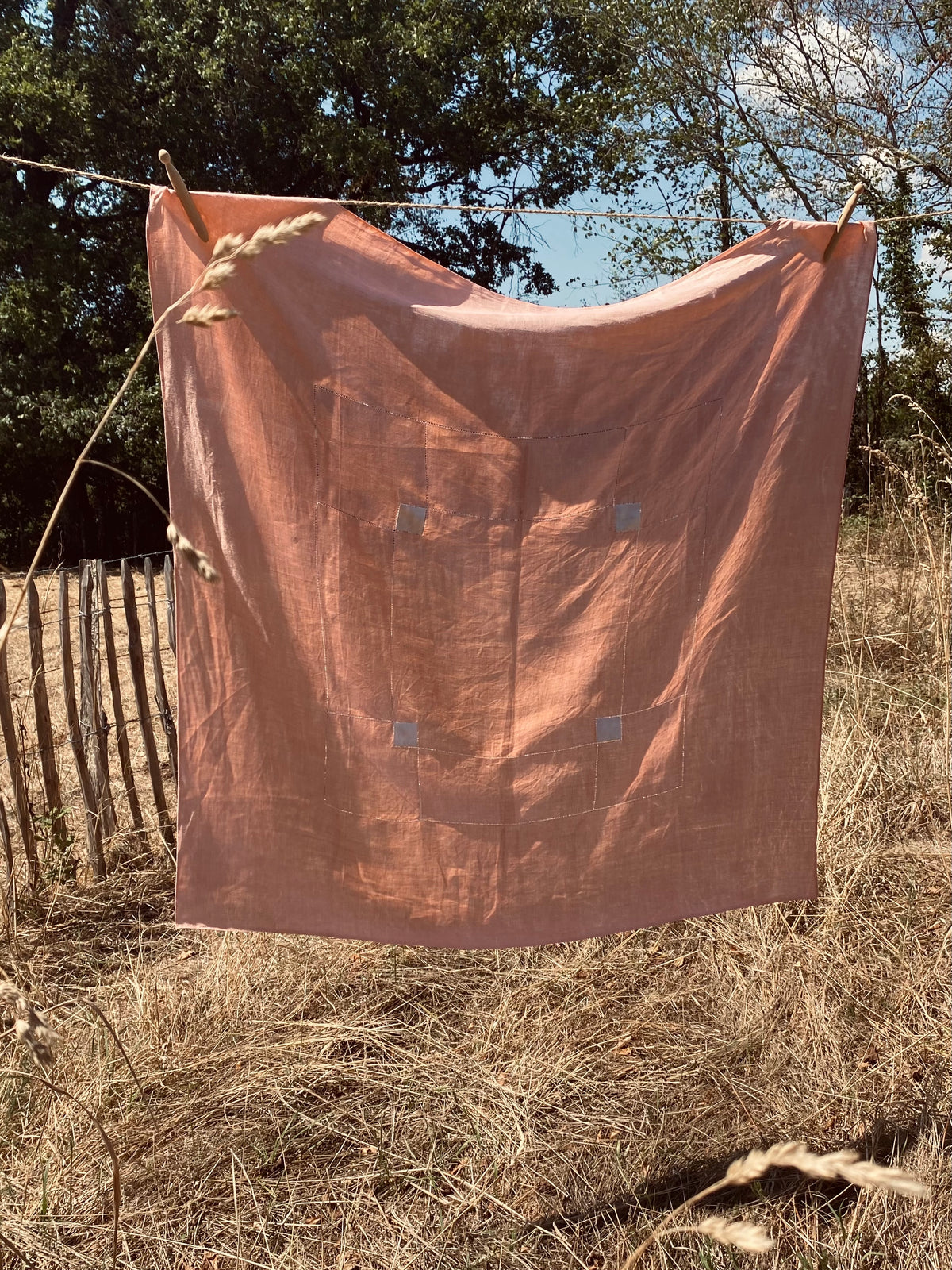 La nappe en lin avec 6 serviettes
