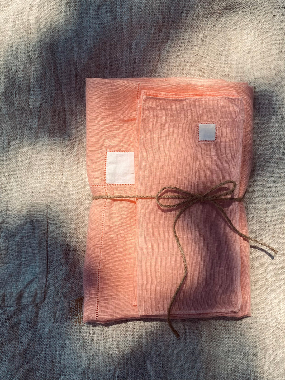 La nappe en lin avec 6 serviettes