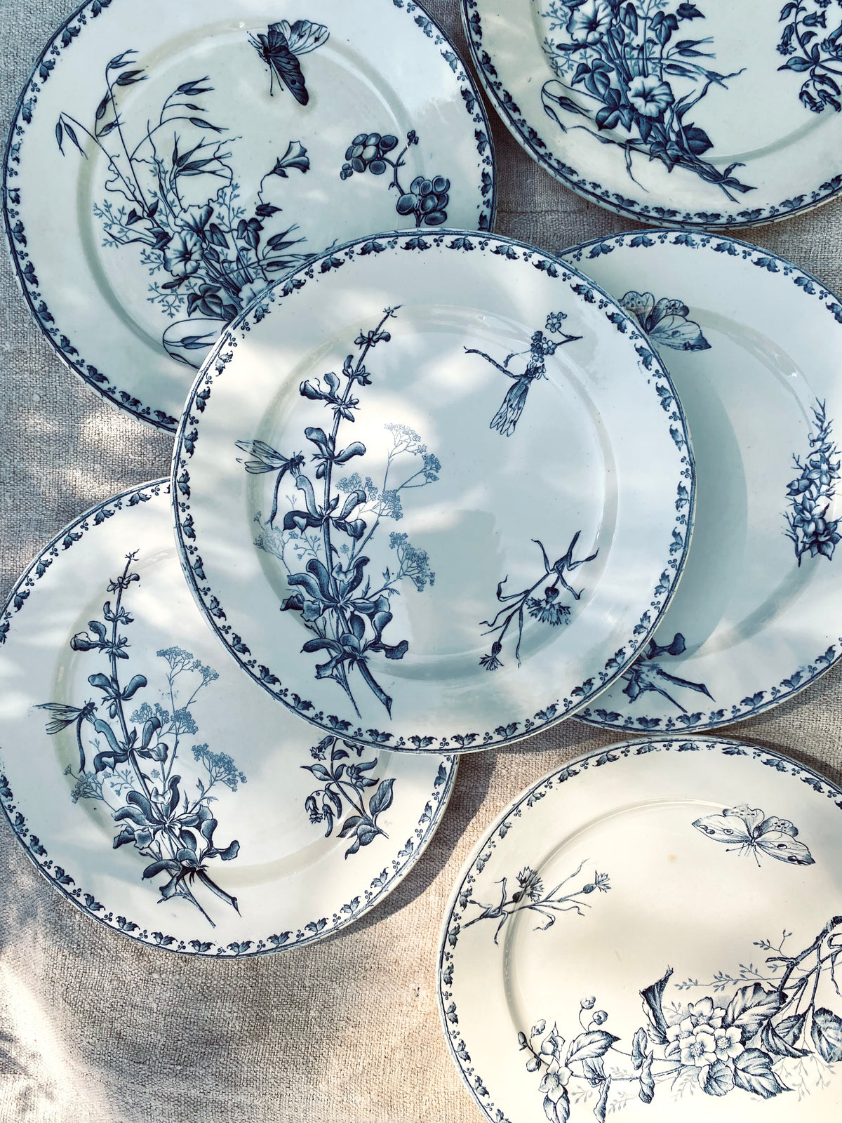 Les six assiettes Terre de Fer Carmen