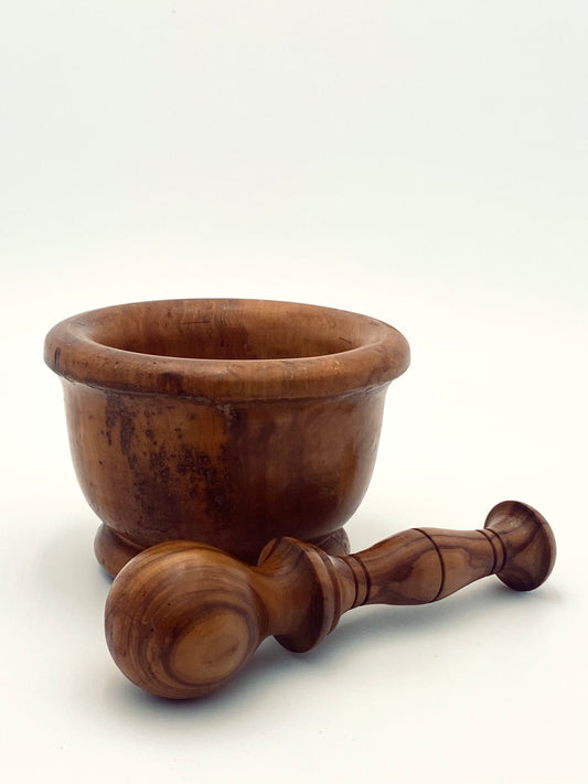 Le mortier en bois