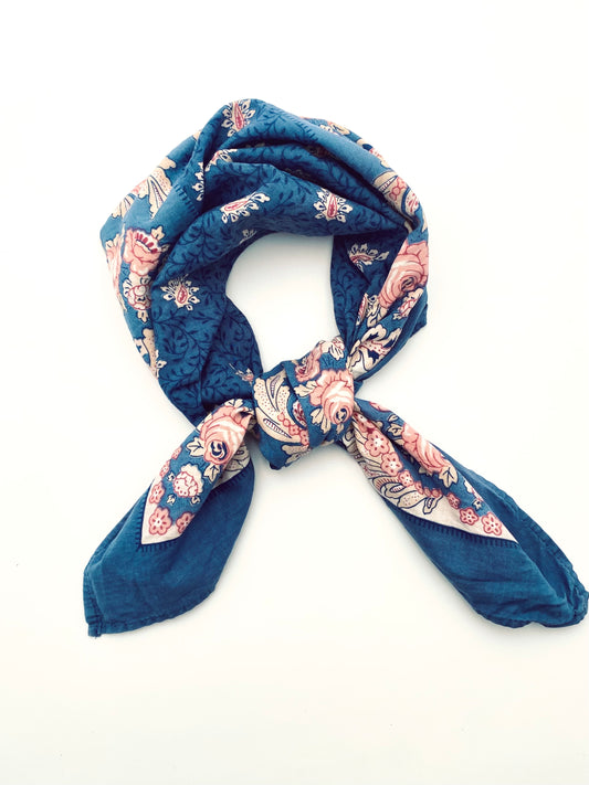 Le grand foulard vintage Les Olivades