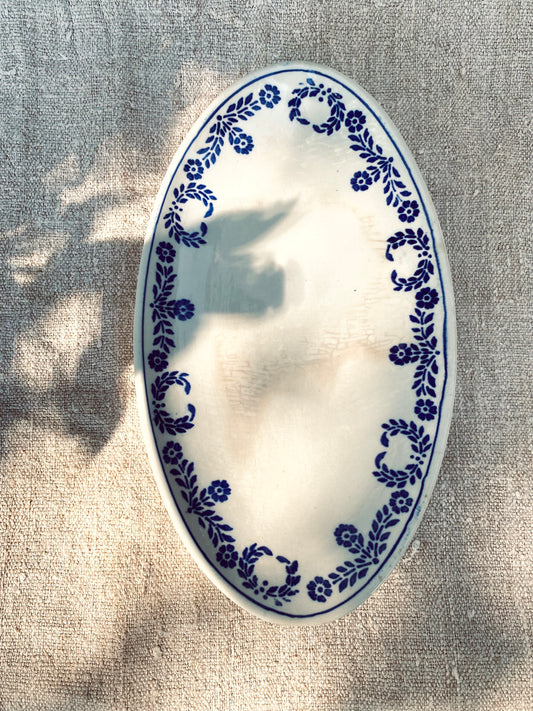 Le vieux plat ovale K&G Lunéville
