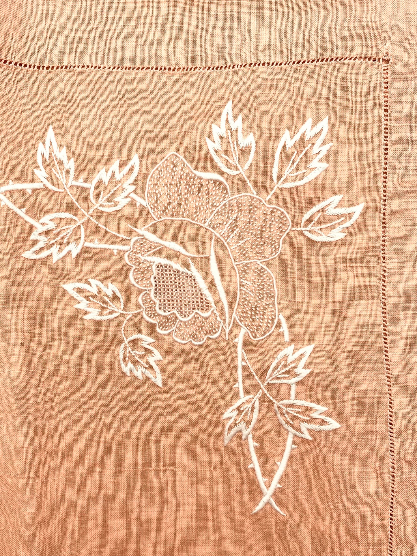 La nappe en lin rose