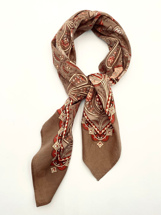 Le grand foulard vintage Les Olivades