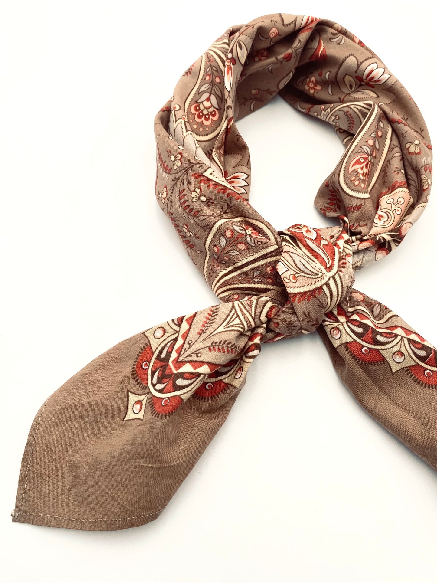 Le grand foulard vintage Les Olivades
