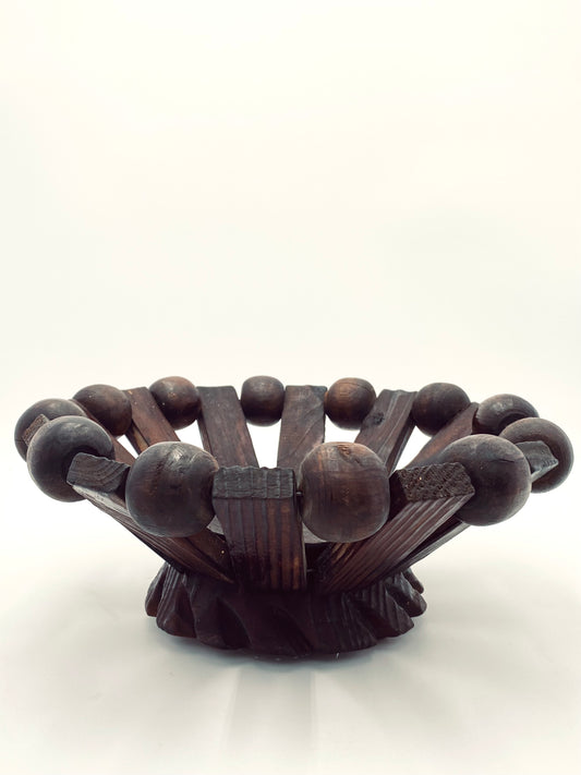 Le bol rustique en bois