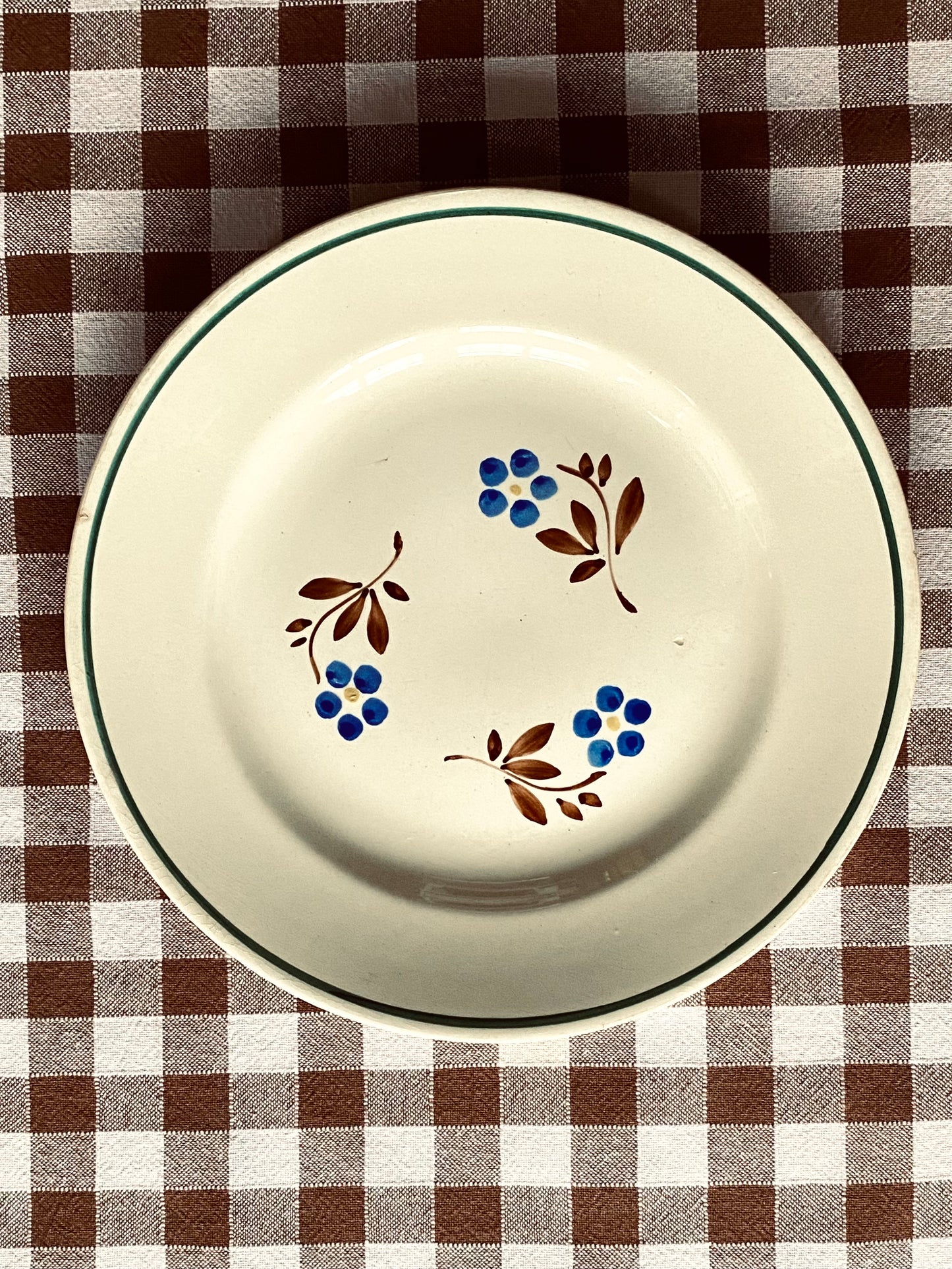 L'assiette fleurie