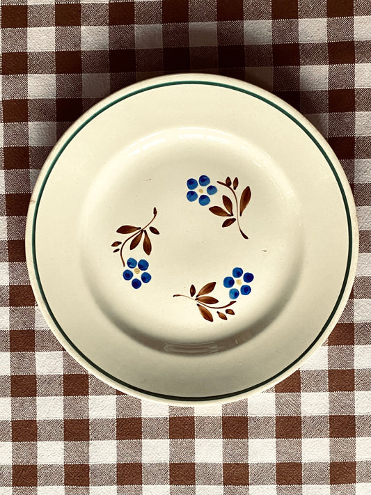 L'assiette fleurie