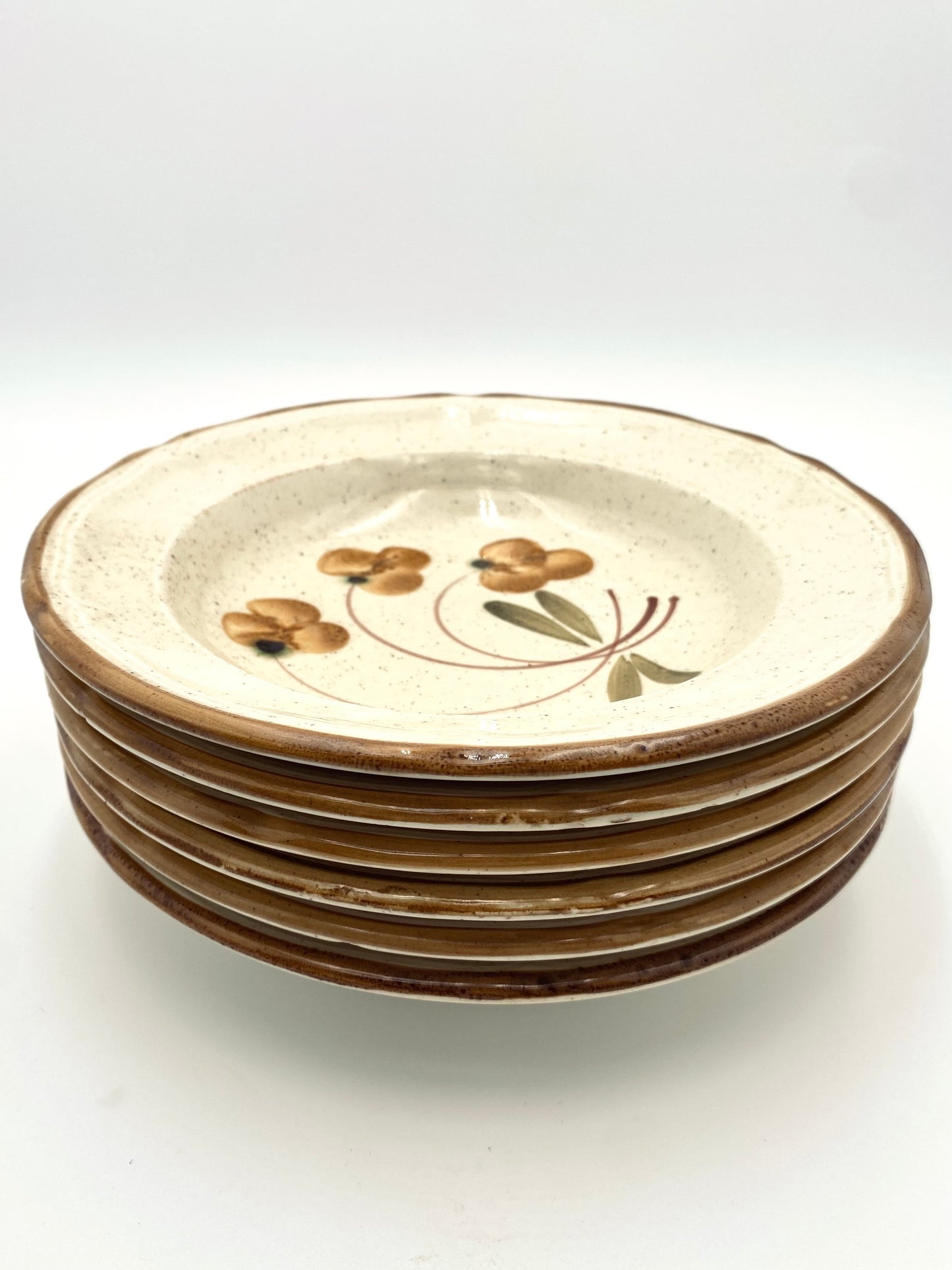 Les assiettes fleuries