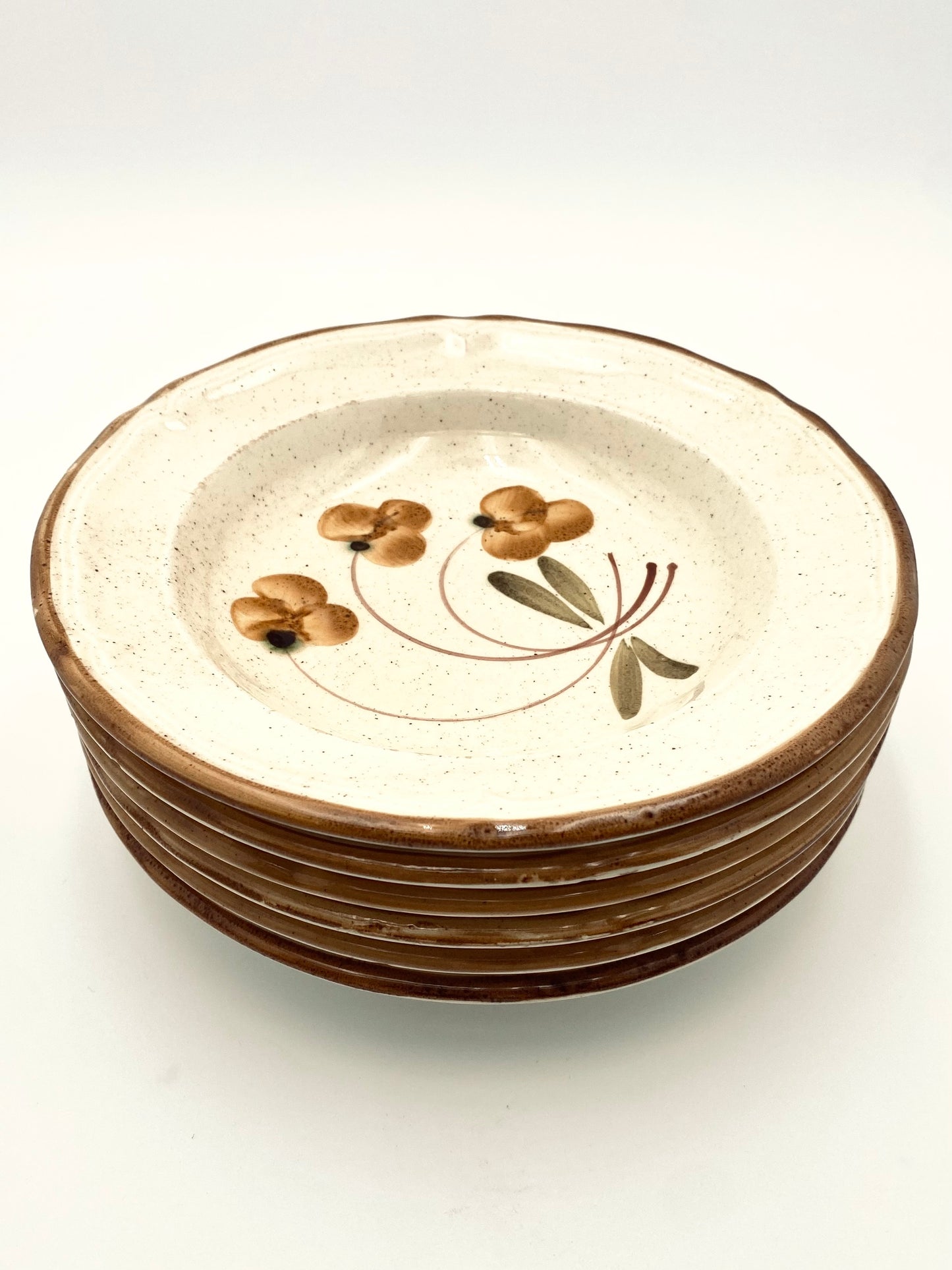 Les assiettes fleuries