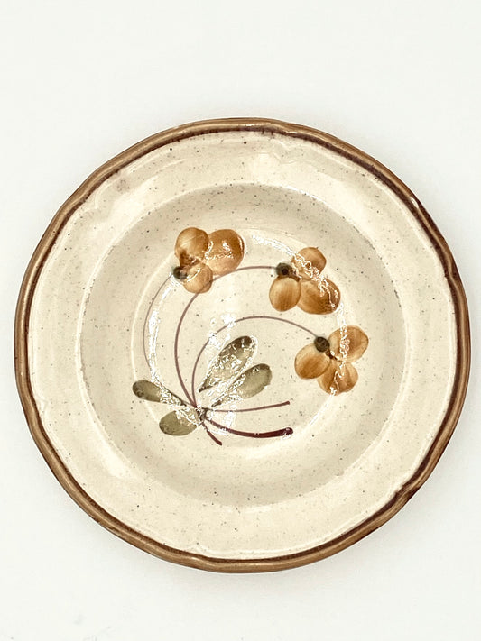 Les assiettes fleuries