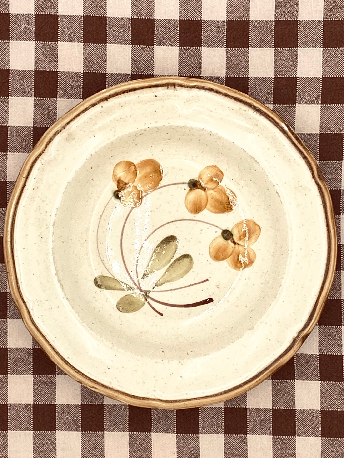 Les assiettes fleuries