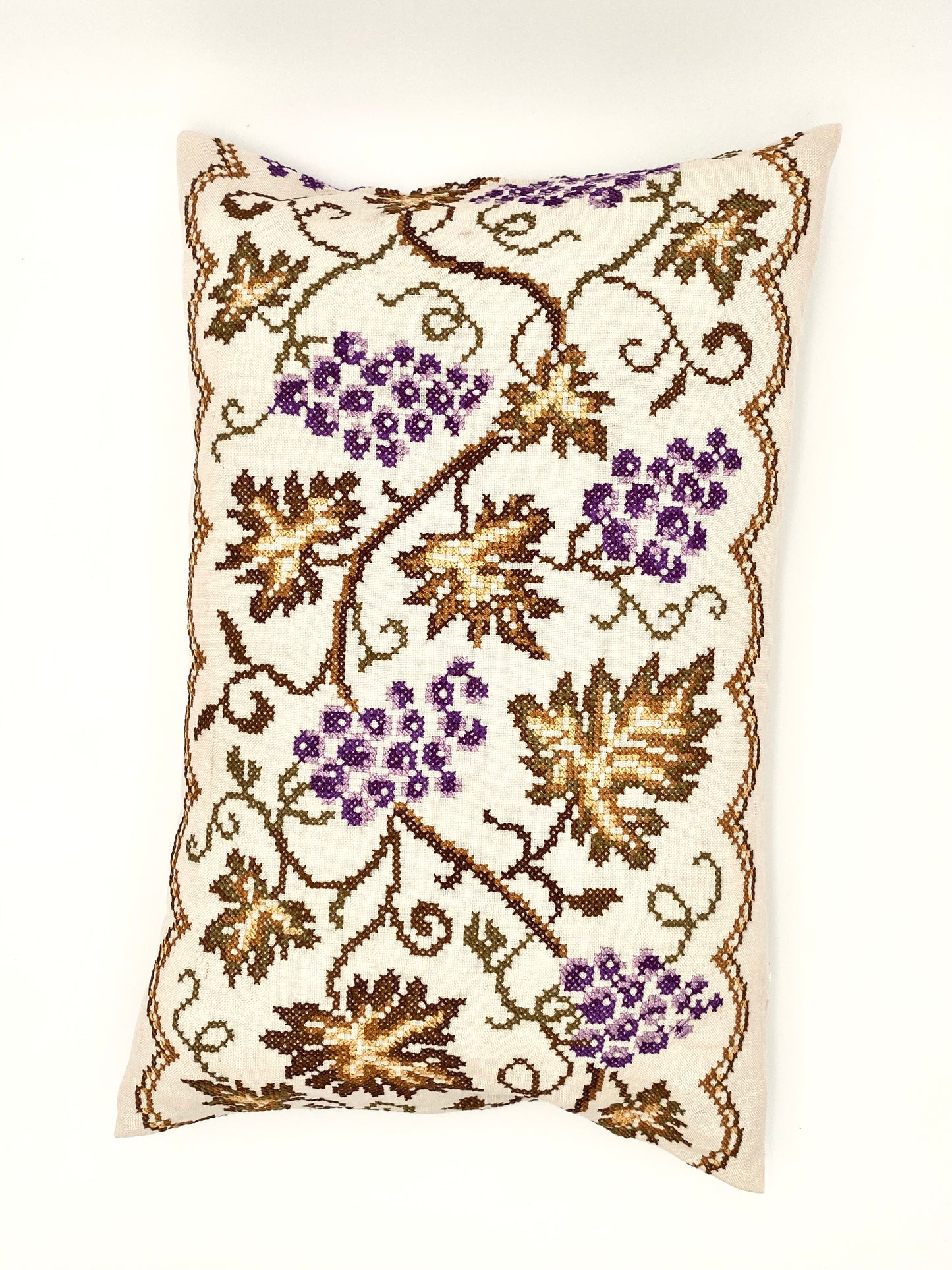 La taie d'oreiller brodée à la main