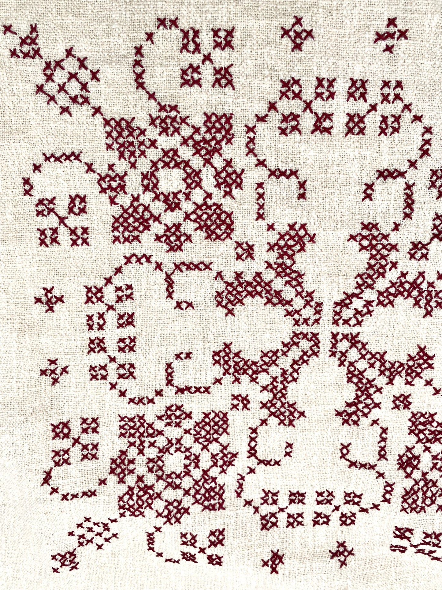 La petite nappe brodée