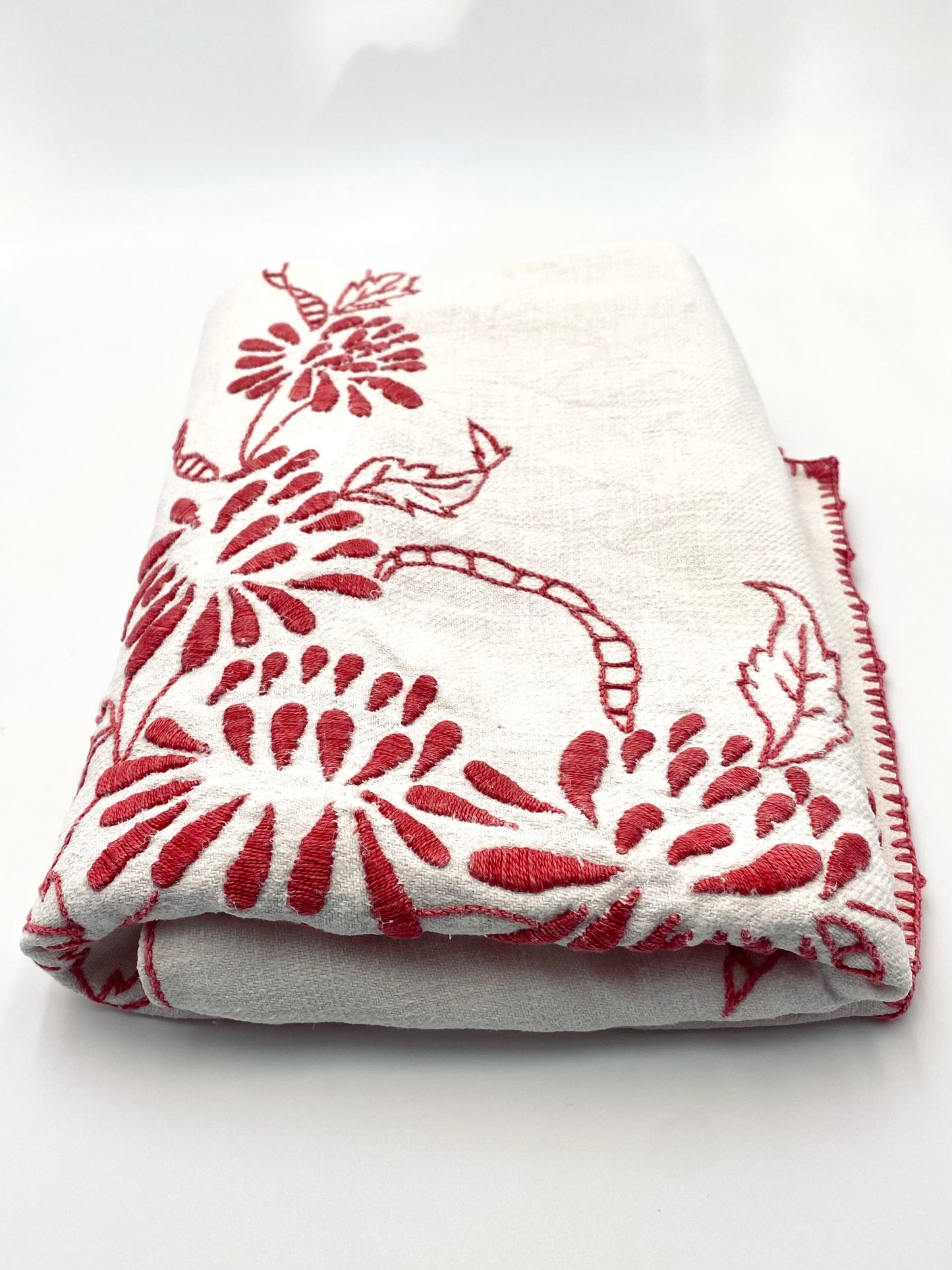 La vieille nappe brodée