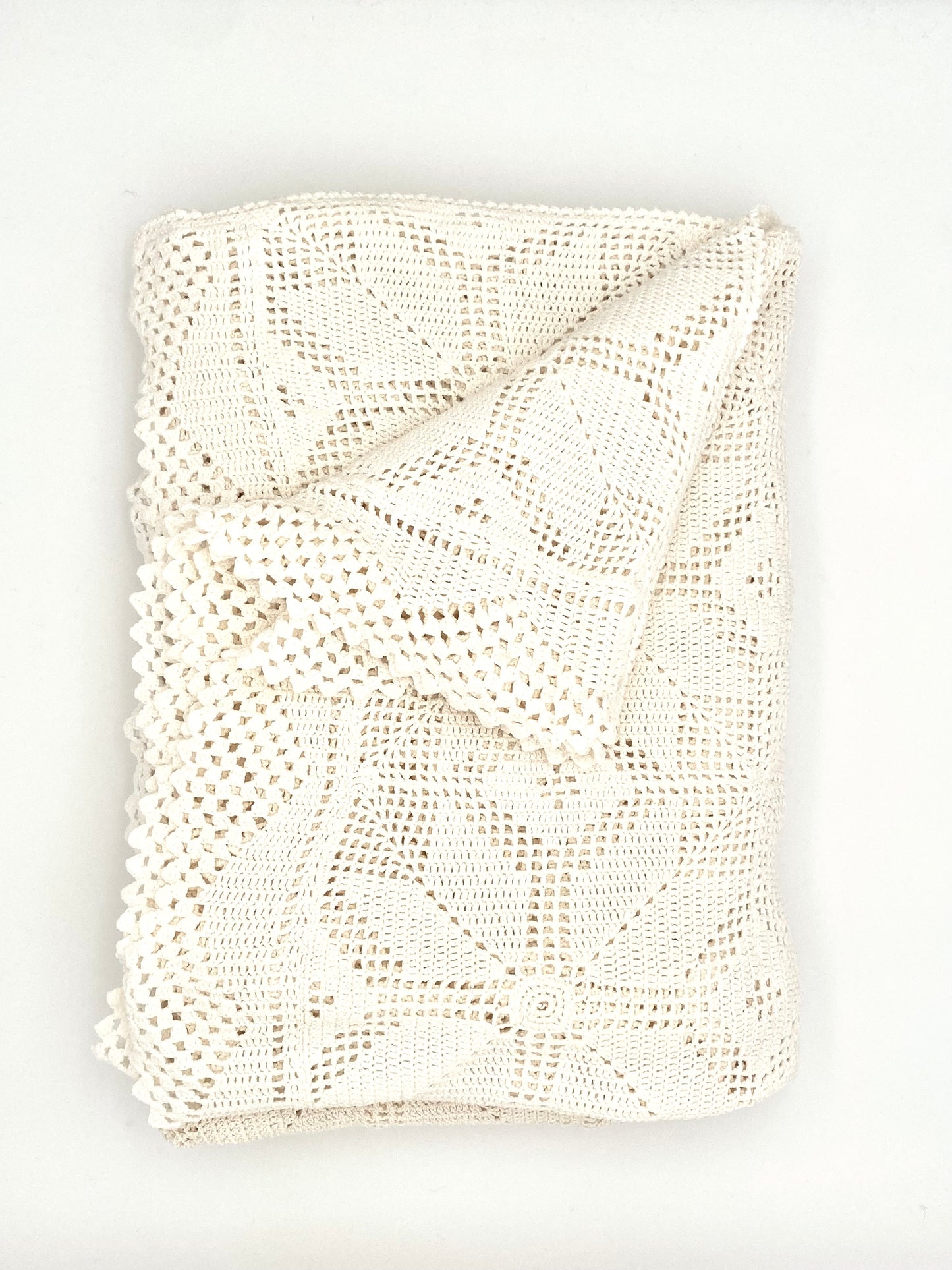 La grand plaid au crocheté