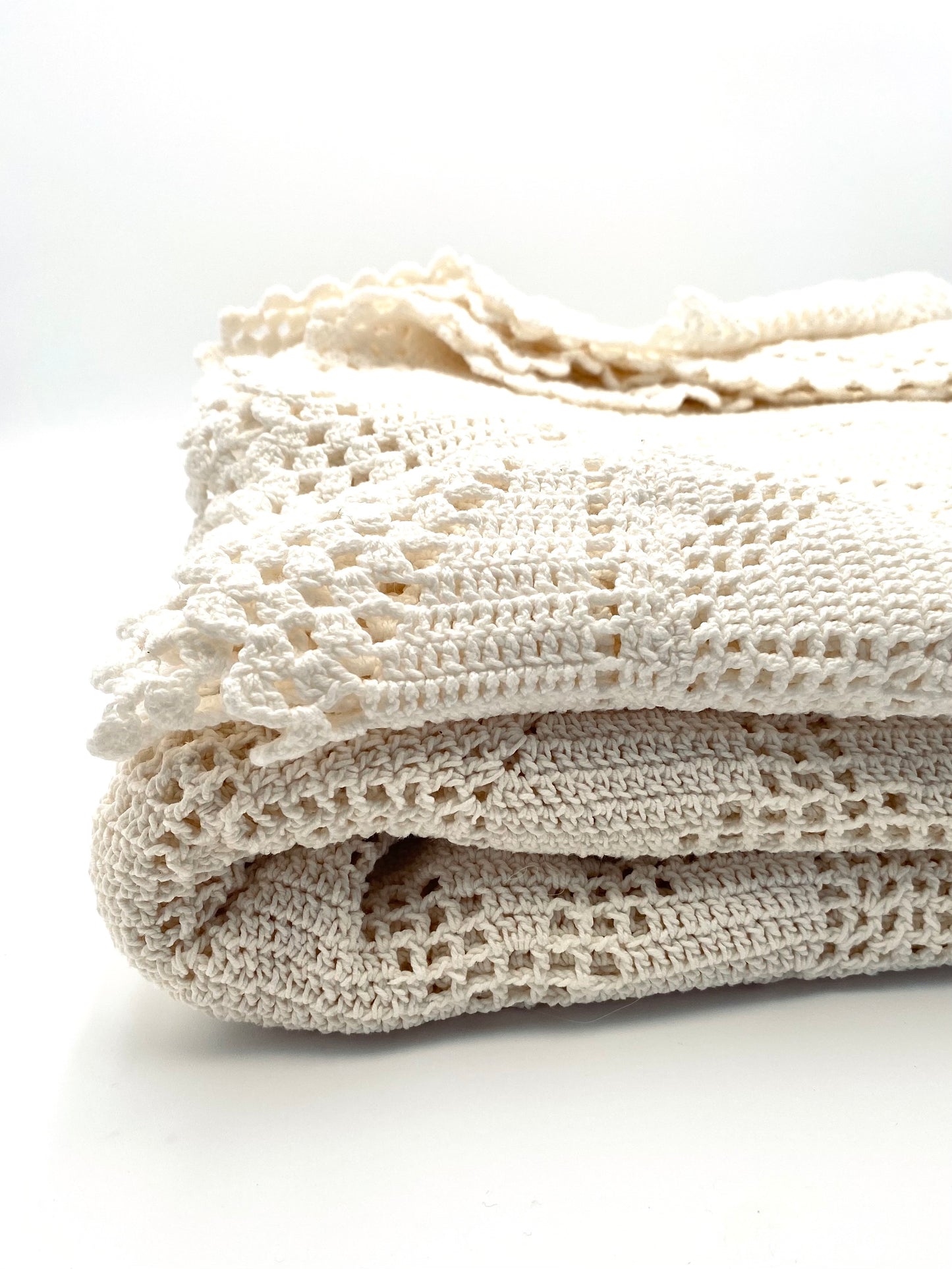 La grand plaid au crocheté