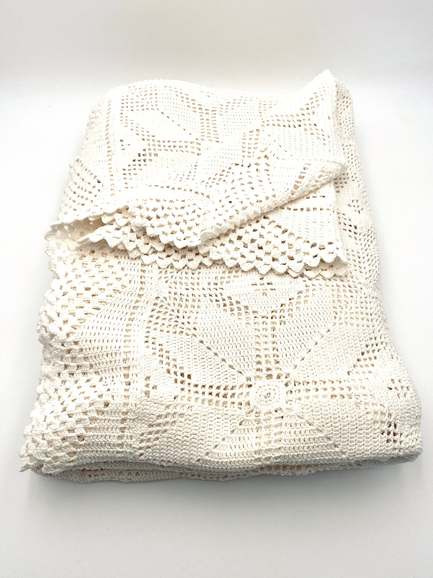 La grand plaid au crocheté