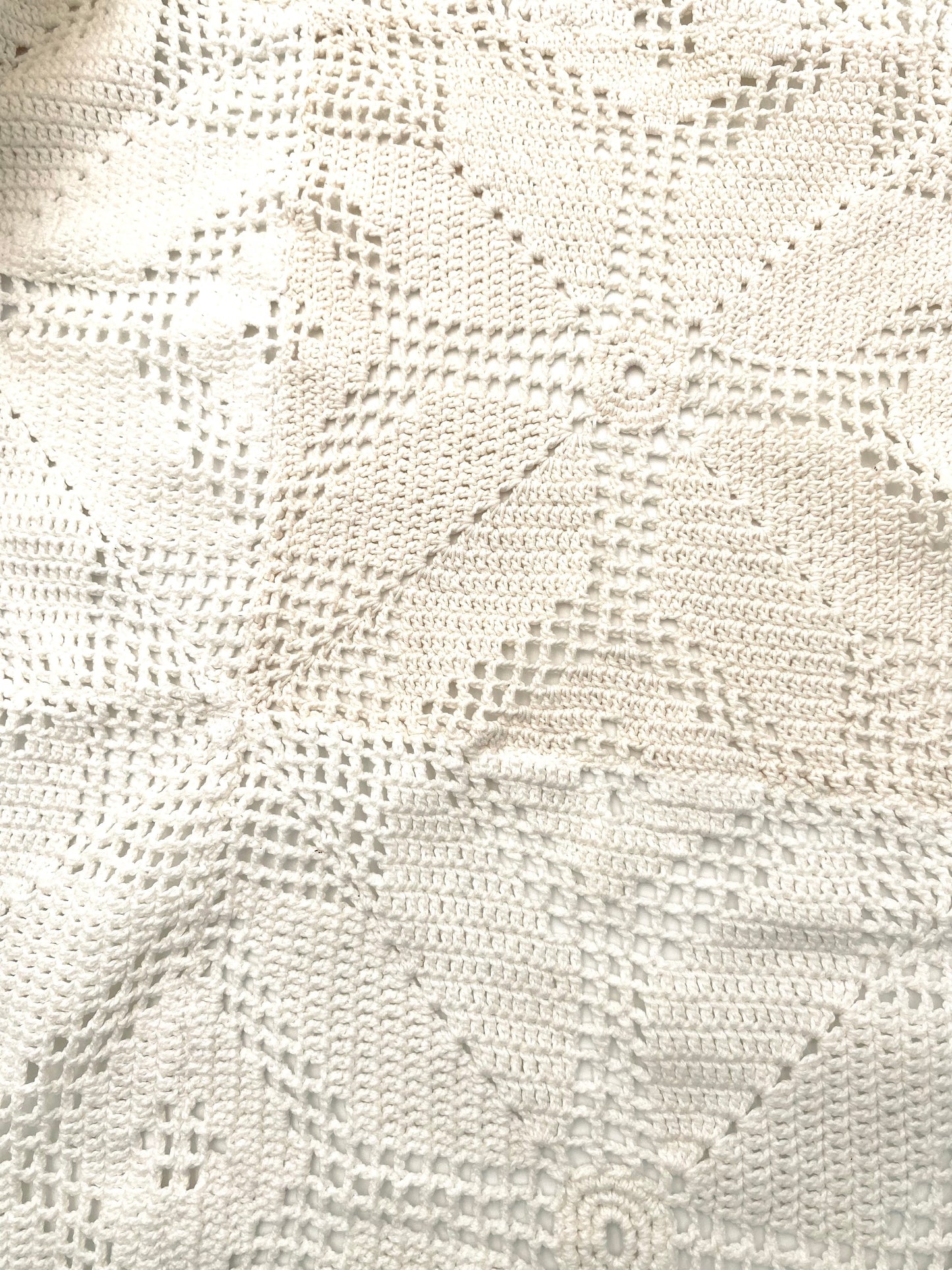 La grand plaid au crocheté
