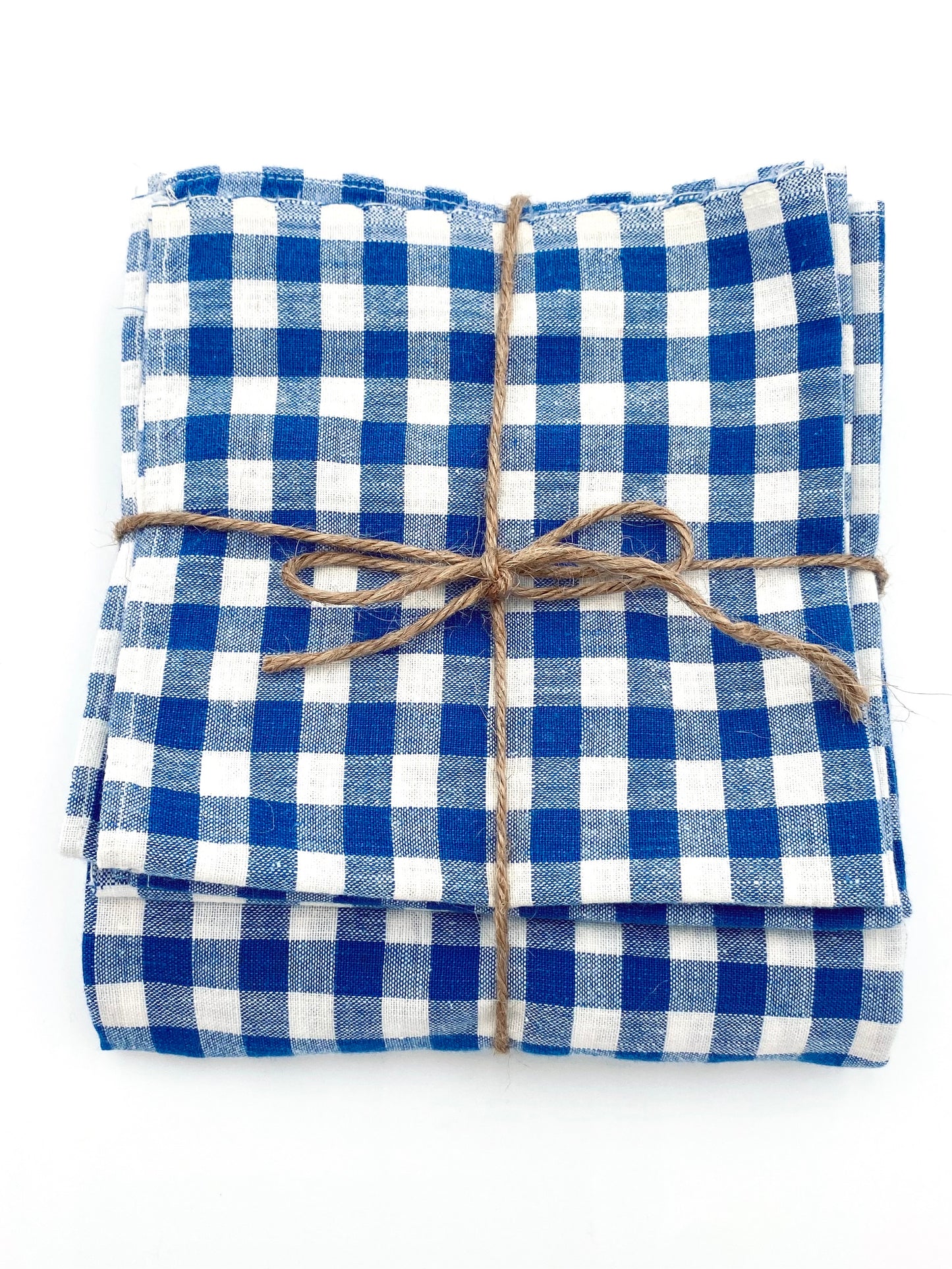 La petite nappe vichy avec 4 serviettes